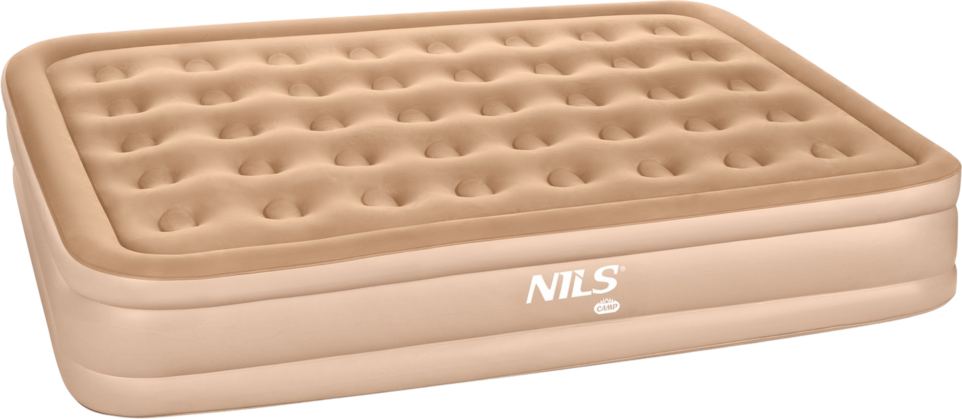 NORTHIX, King Size Double Mattress With Electric Pump, Beige