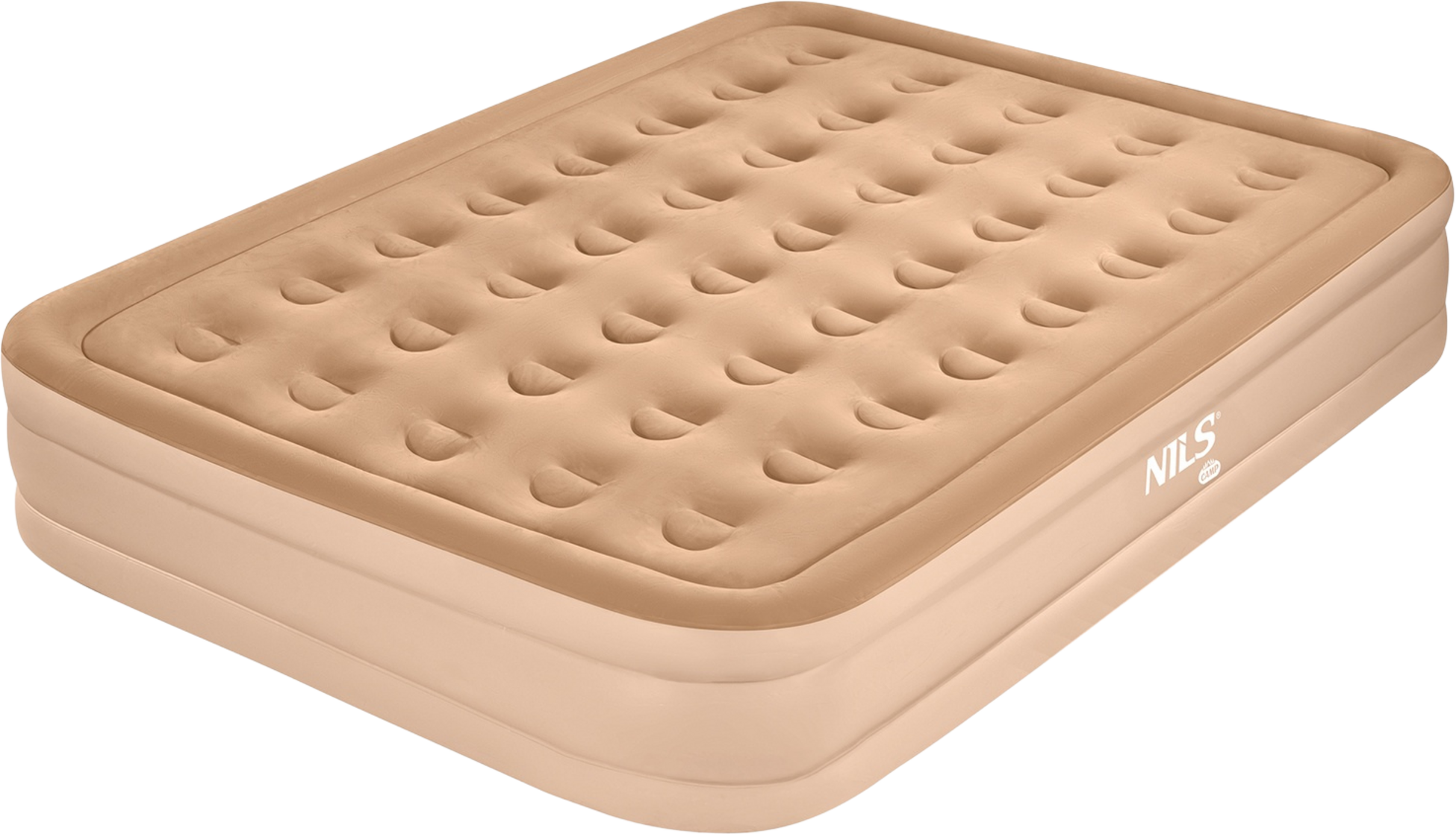 NORTHIX, King Size Double Mattress With Electric Pump, Beige
