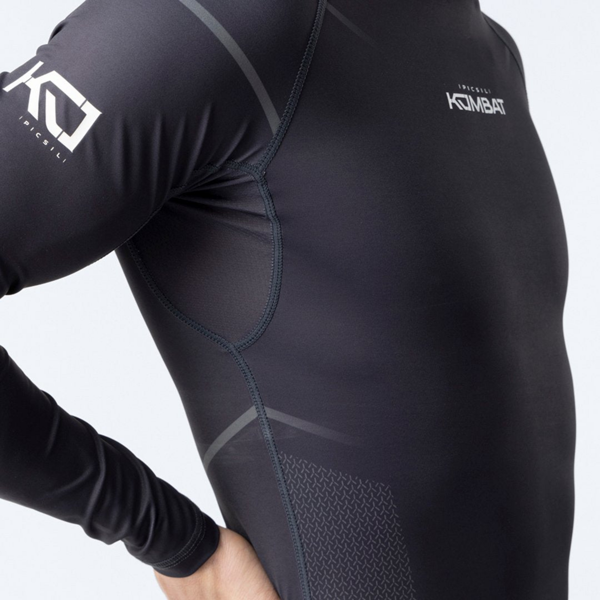 PICSIL SPORT, Kombat Kobalt Long-sleeve Rashguard Shirt For Men