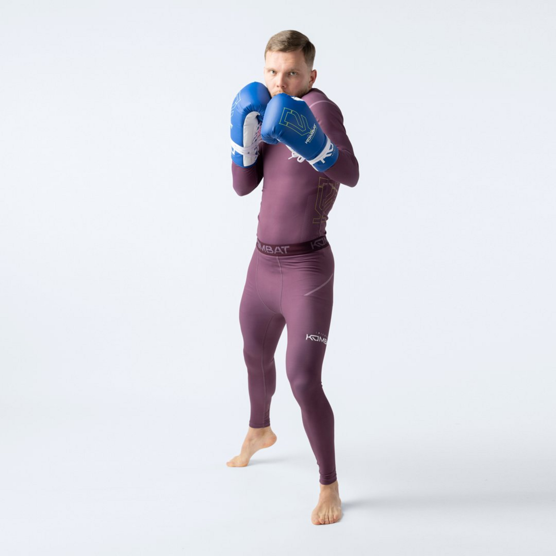 PICSIL SPORT, Kombat Kobalt Long-sleeve Rashguard Shirt For Men