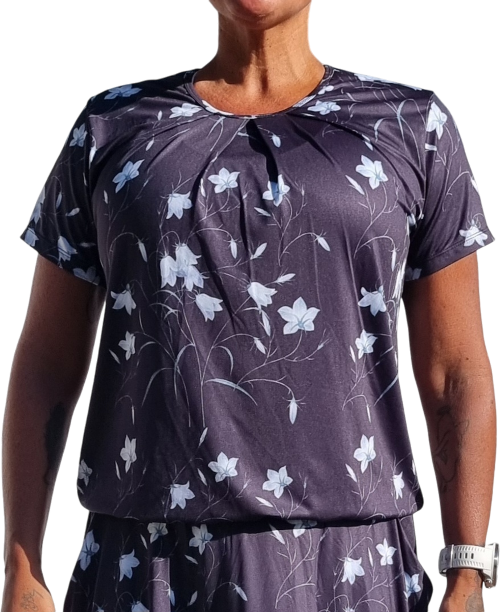 SHE DID, Kortärmad Topp Wild Lily
