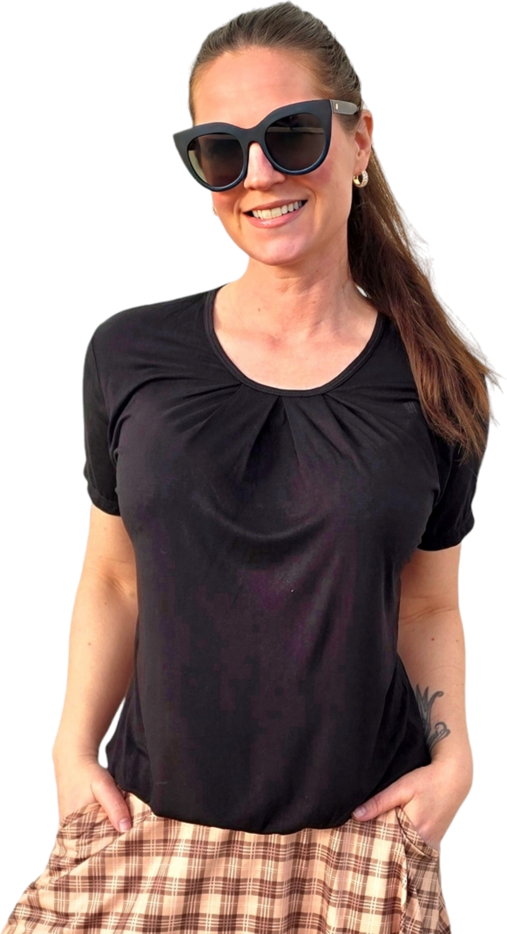 SHE DID, Kort&auml;rmad Topp