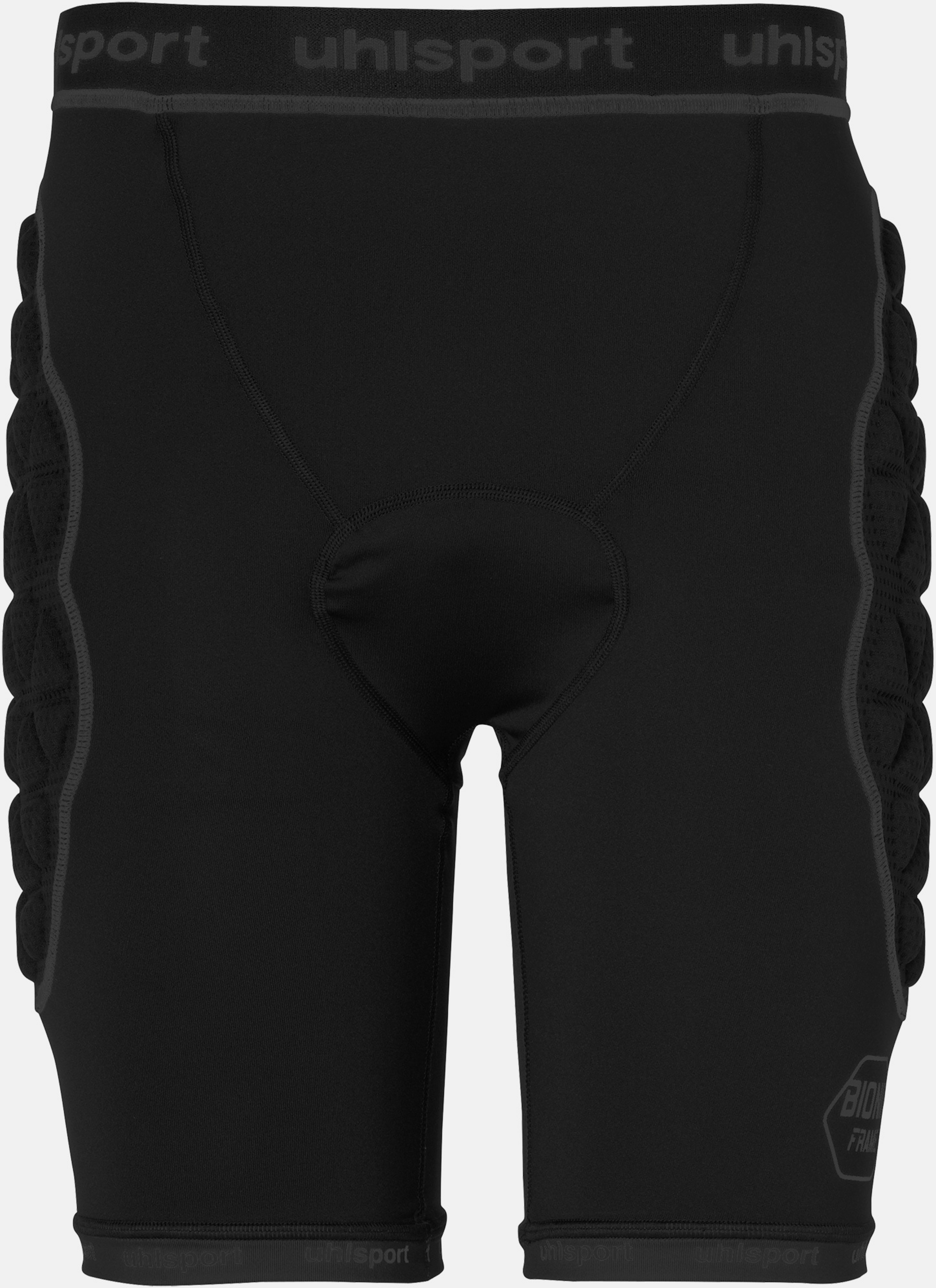 UHL SPORT, Korta Tights Bionikframe Padded Short Black Edition