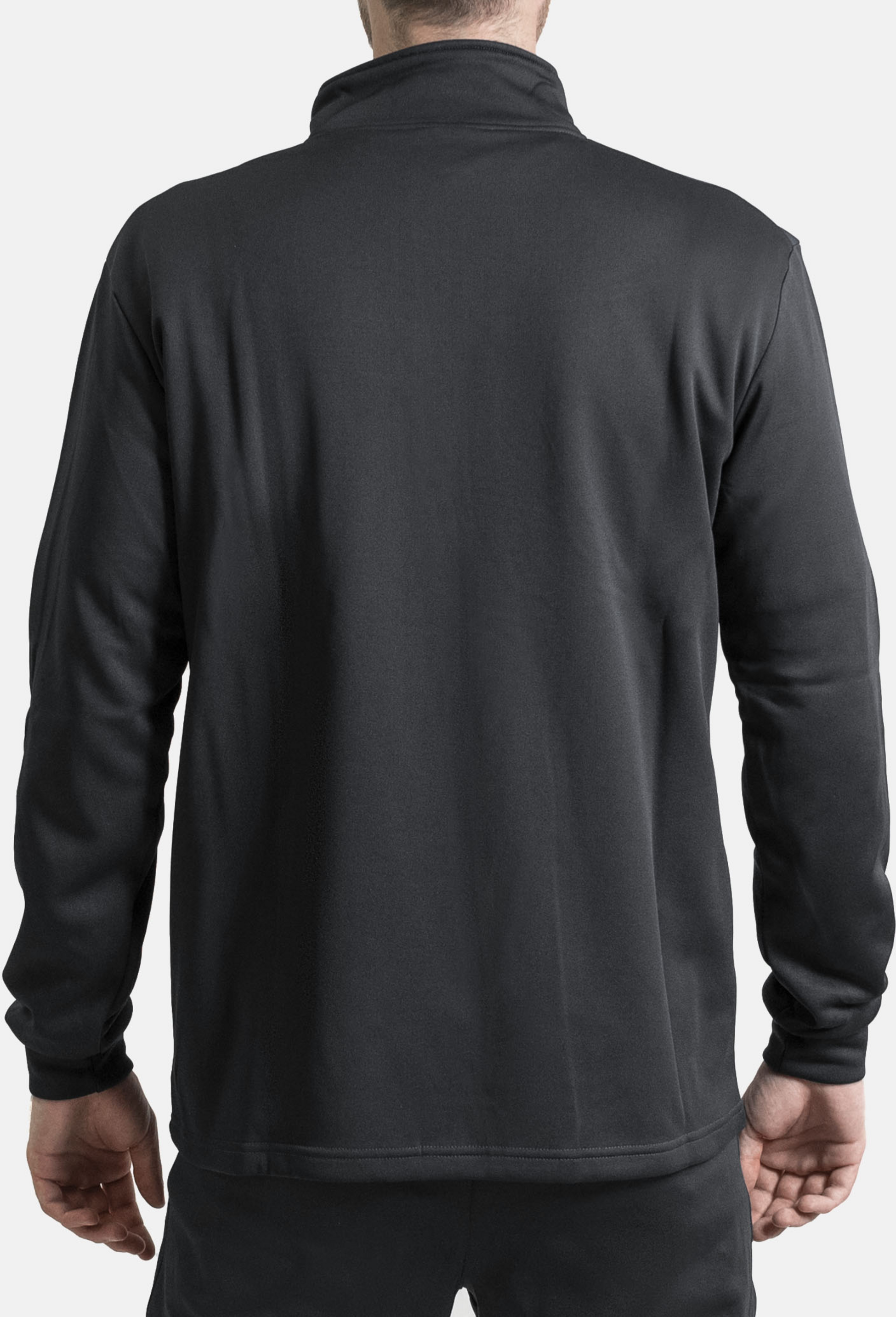 KOSA, Kosa Zip Neck Svart