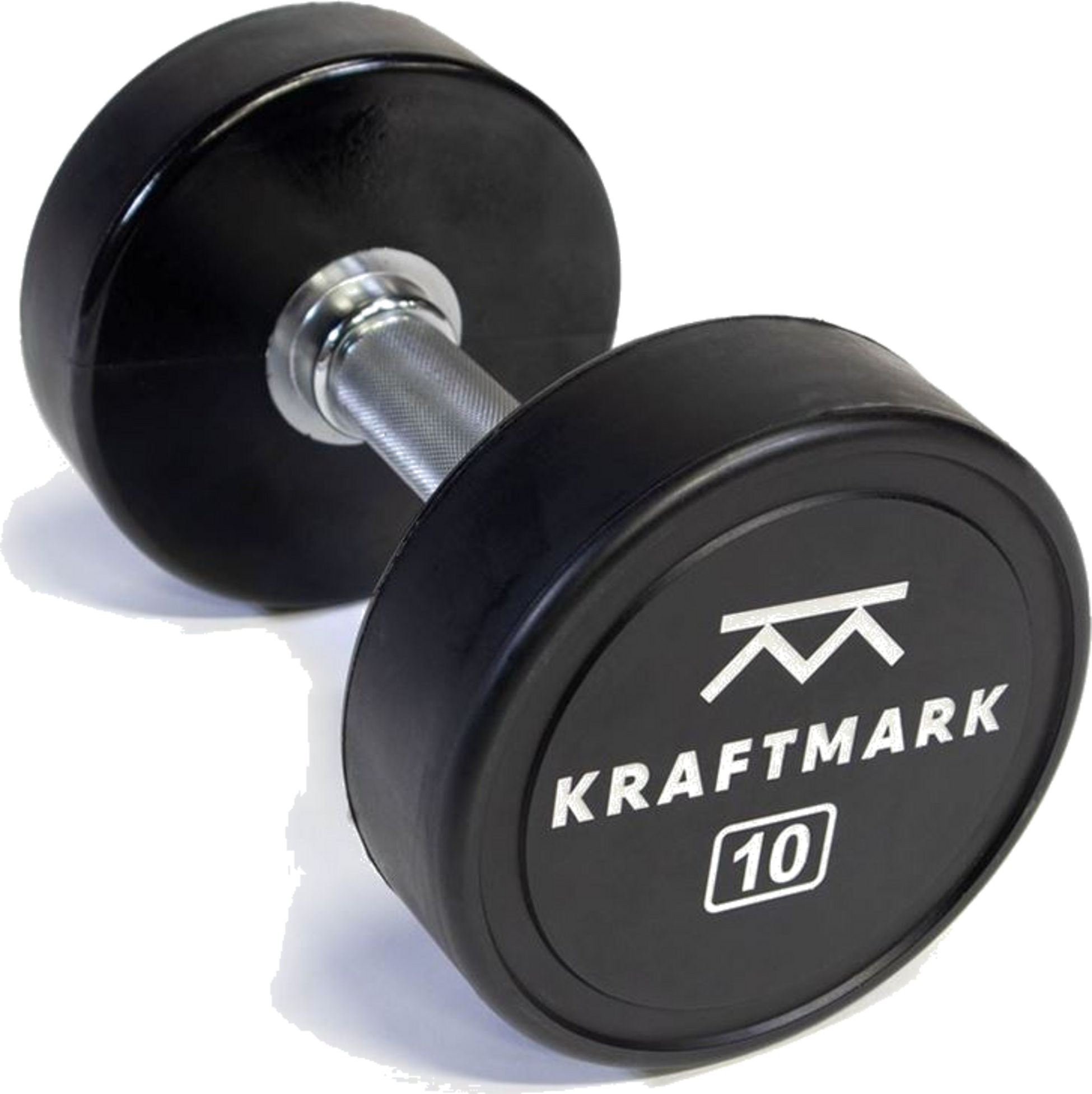KRAFTMARK, Kraftmark Runda Hantlar Pu, Hantlar Gummi 10 kg