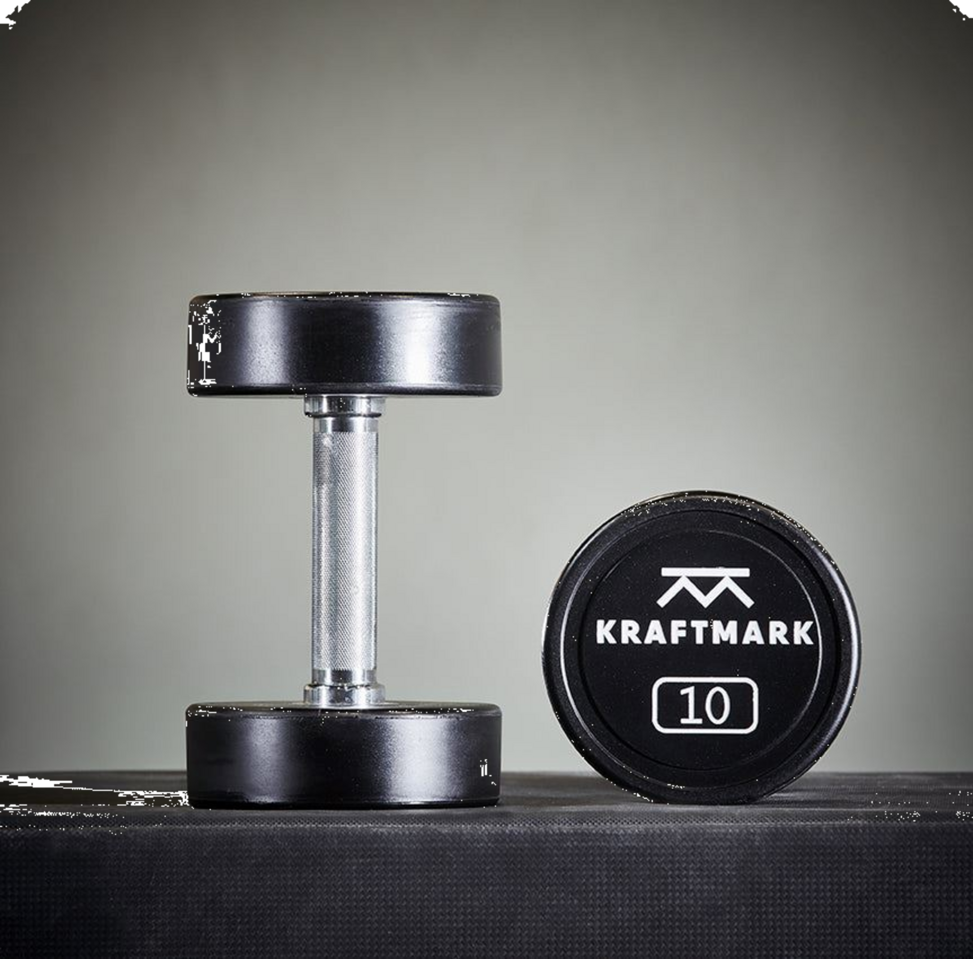 KRAFTMARK, Kraftmark Runda Hantlar Pu, Hantlar Gummi 25 kg