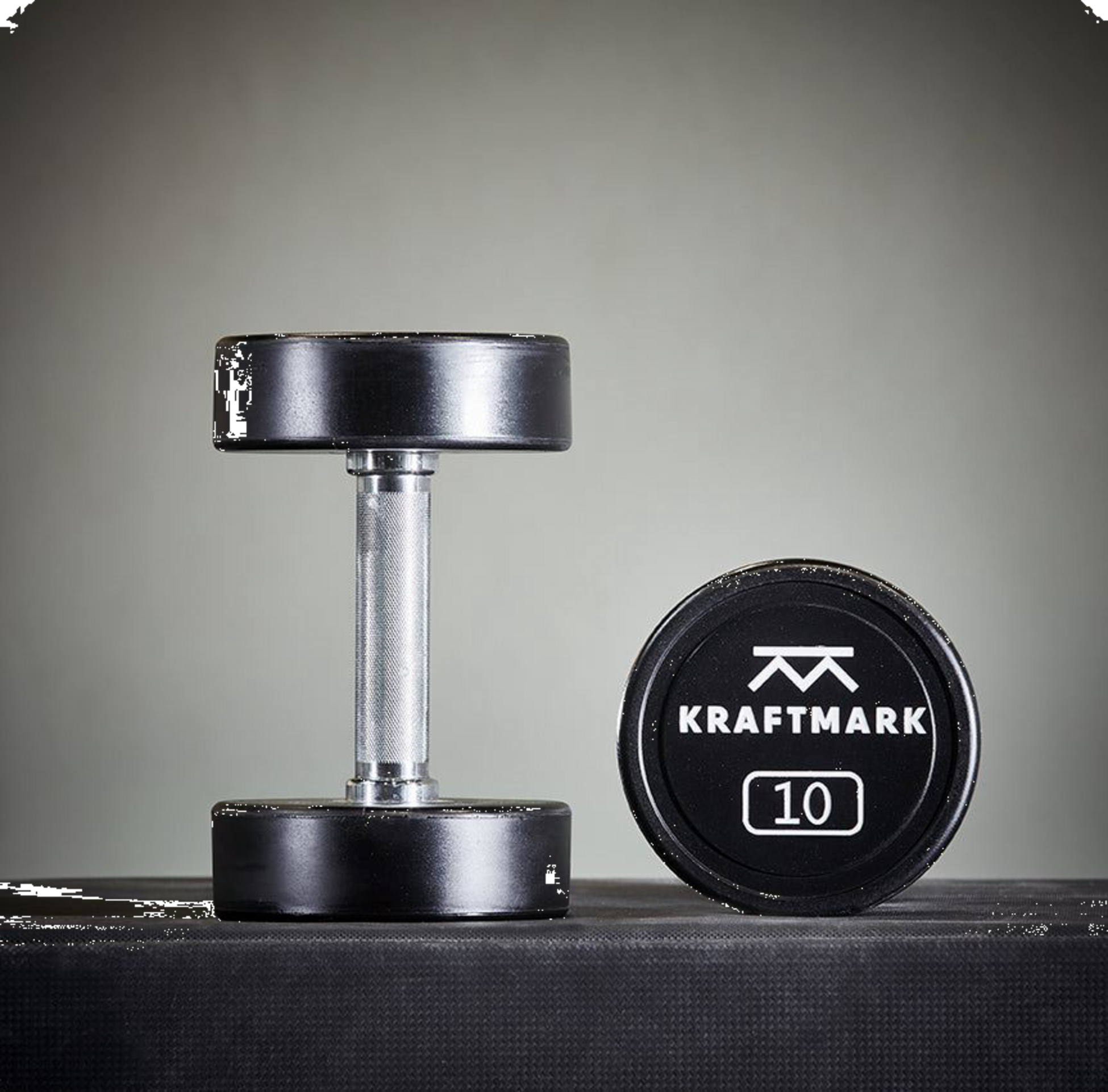 KRAFTMARK, Kraftmark Runda Hantlar Pu, Hantlar Gummi 5kg