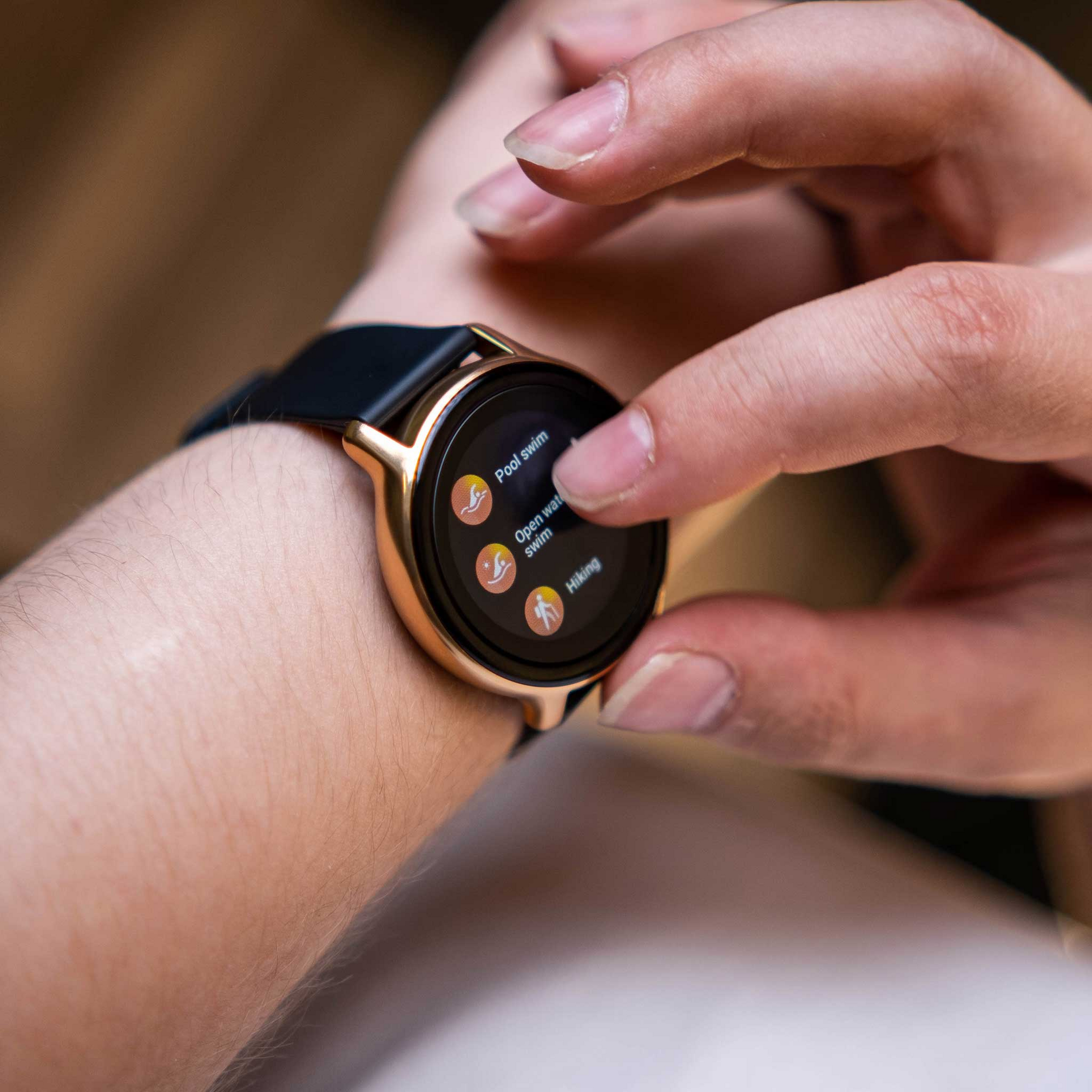 KUURA, Kuura+ Smart Watch Ws - White/gold
