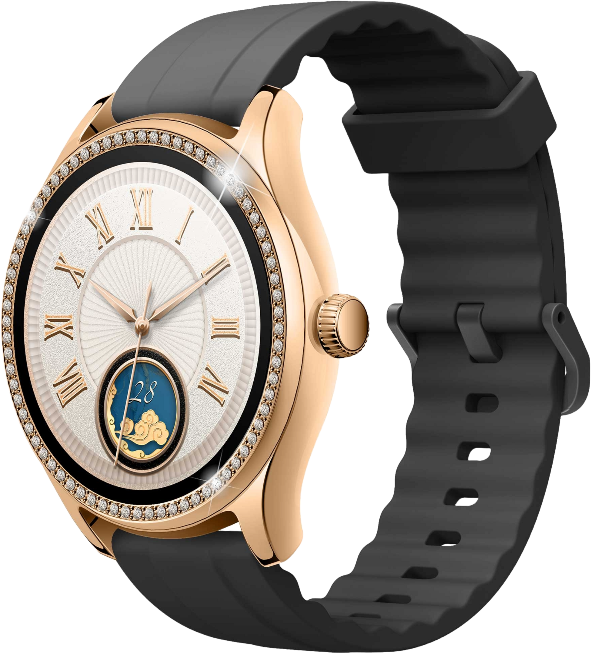 KUURA, Kuura+ Smart Watch Ws V2 - Black/gold