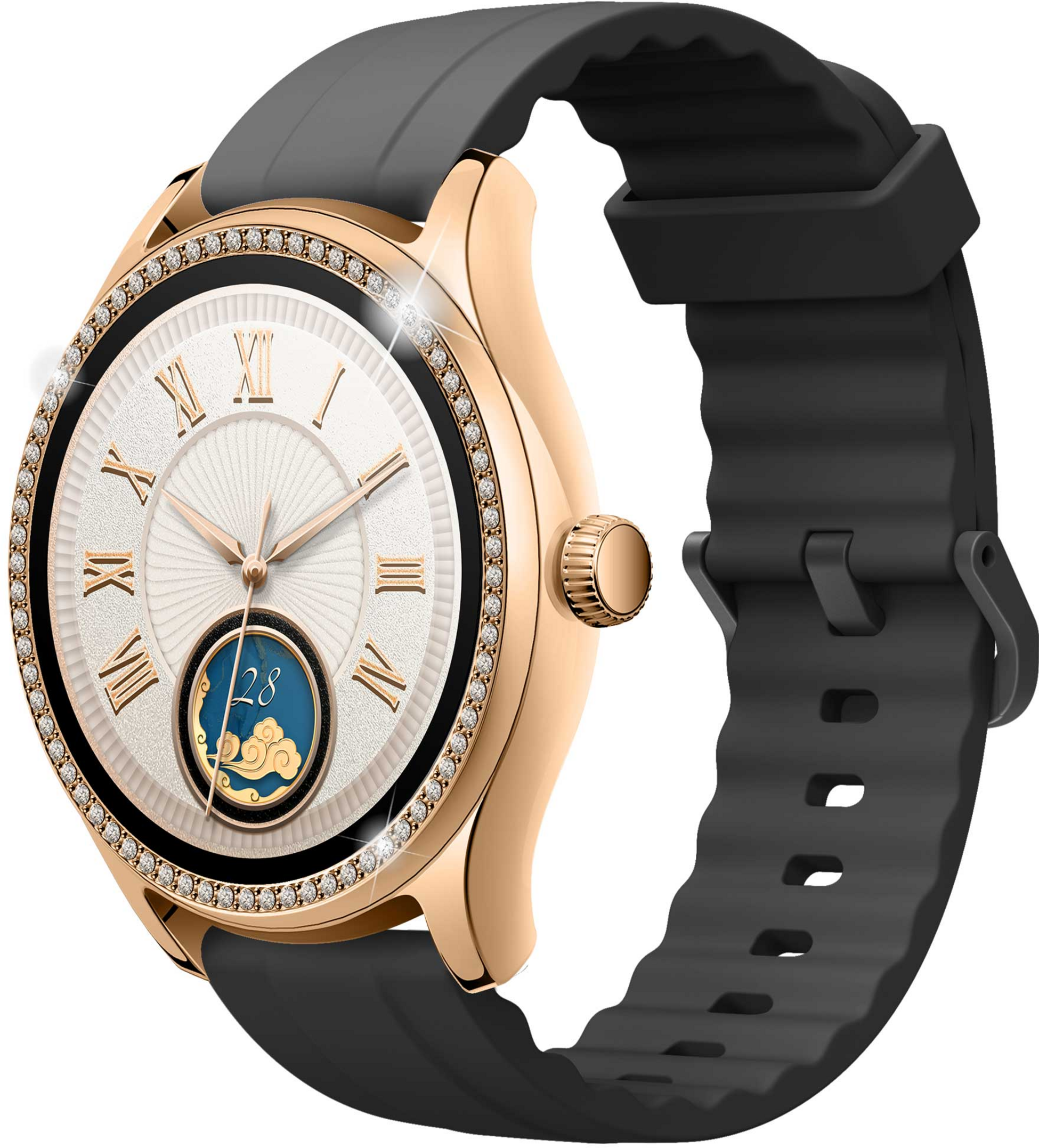 KUURA, Kuura+ Smart Watch Ws V2 - Black/gold