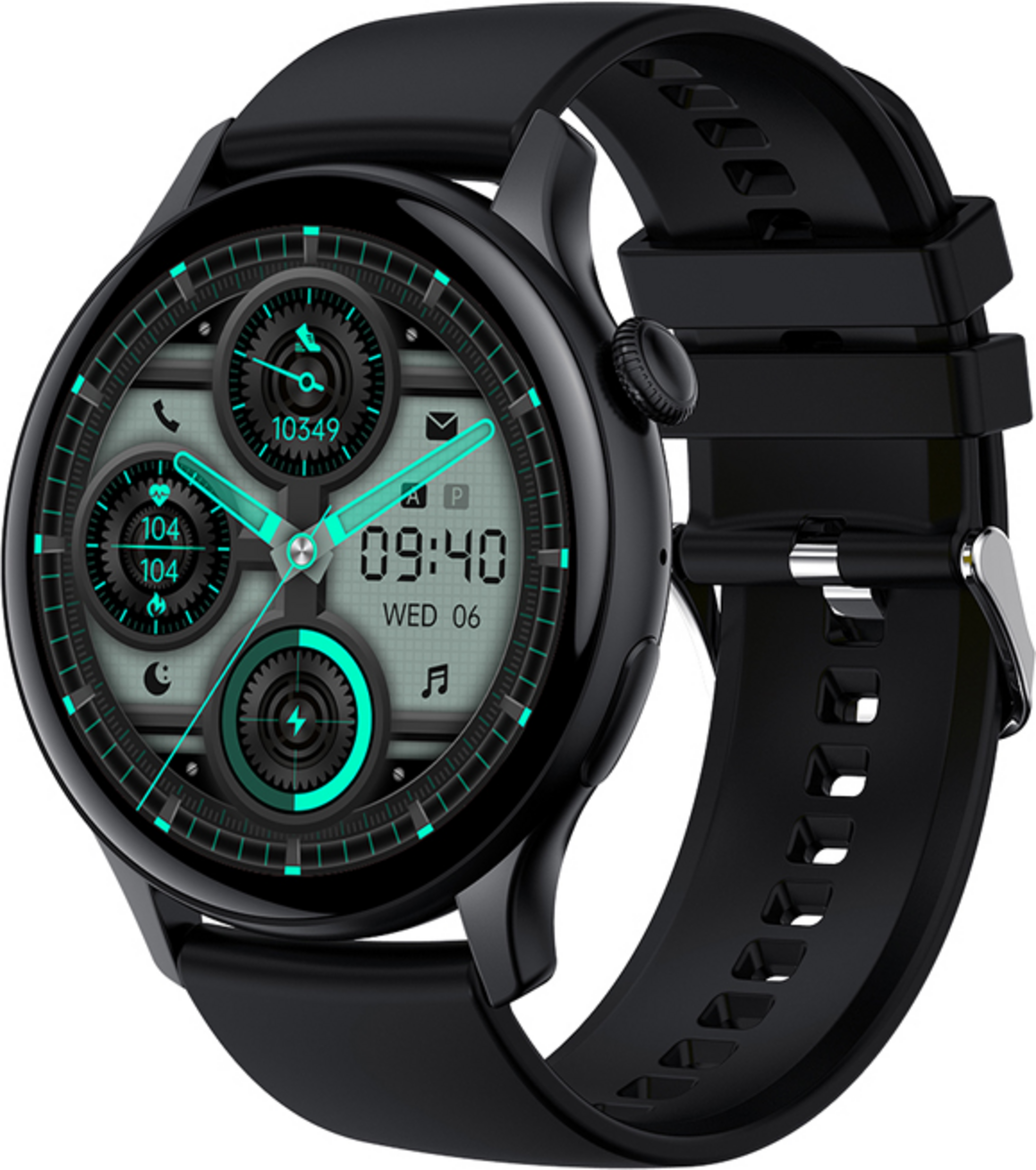 KUURA, Kuura Smart Watch Function F7 V3, Black