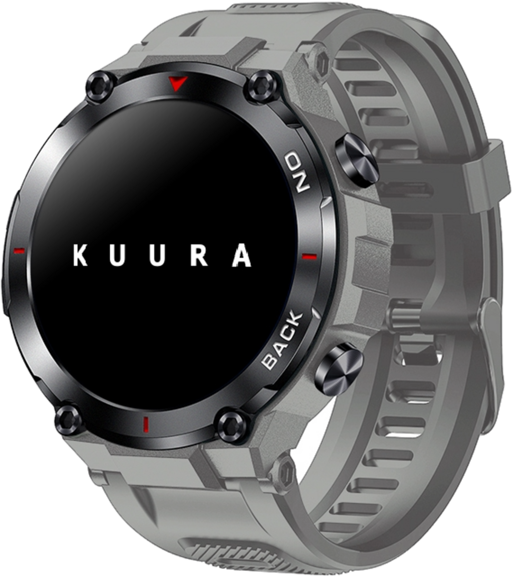 KUURA, Kuura Smart Watch Sport S5 Gps V3, Gray