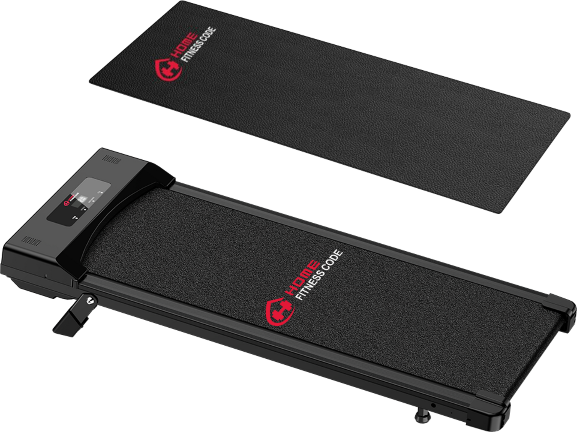HOMEFITNESSCODE, Löpband 10 Km/h,5% Manuaalinen Kaltevuus, Led-display(med Matta)