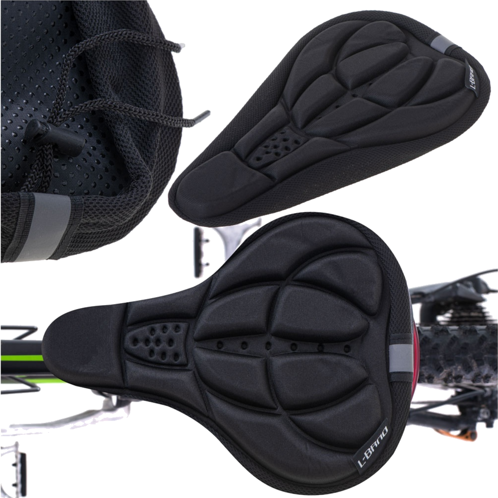 B2X, L-brno Gel Bike Saddle Cover 3d Cover