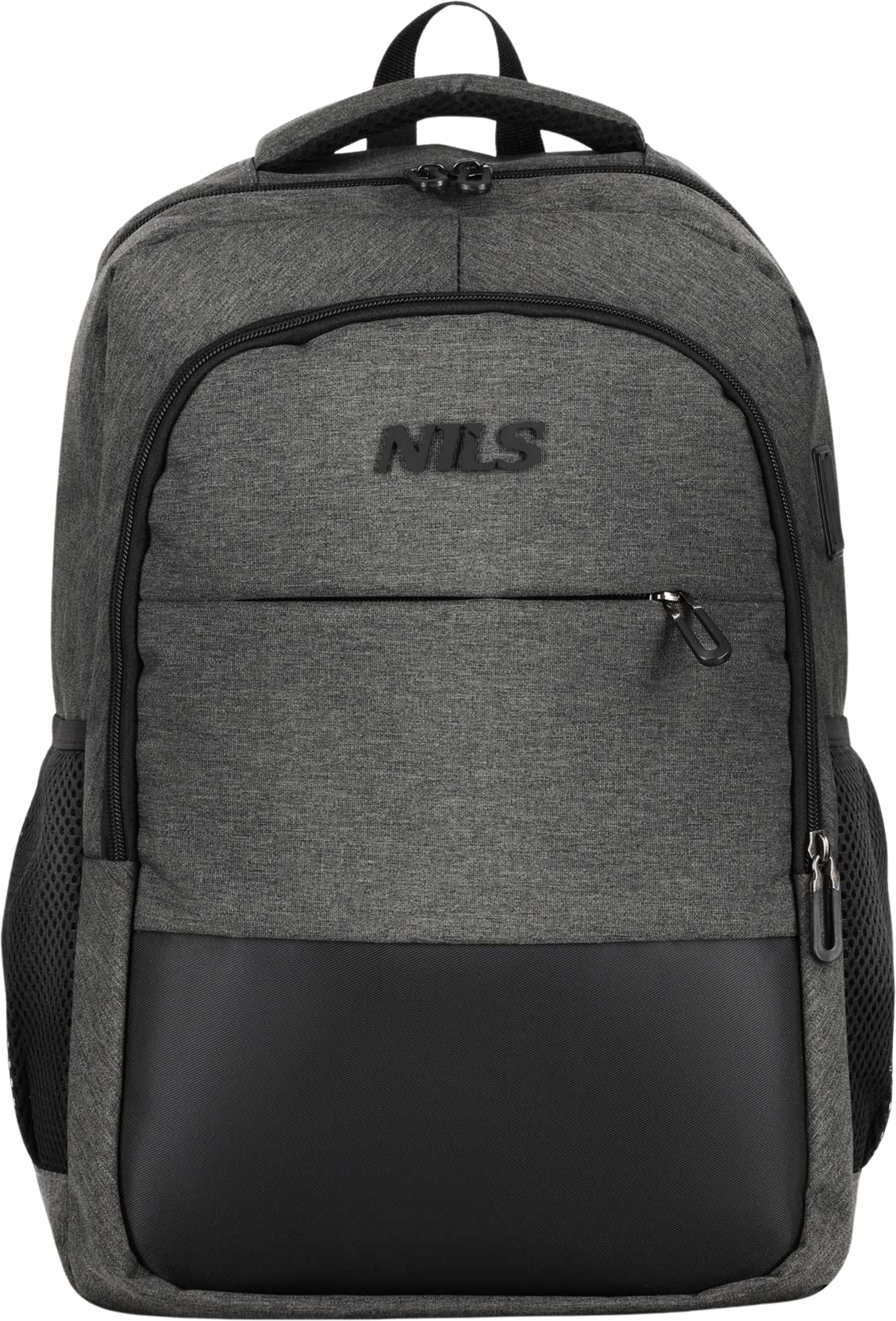 NORTHIX, Laptop Backpack, Usb-c Charging Port, 18l Grey