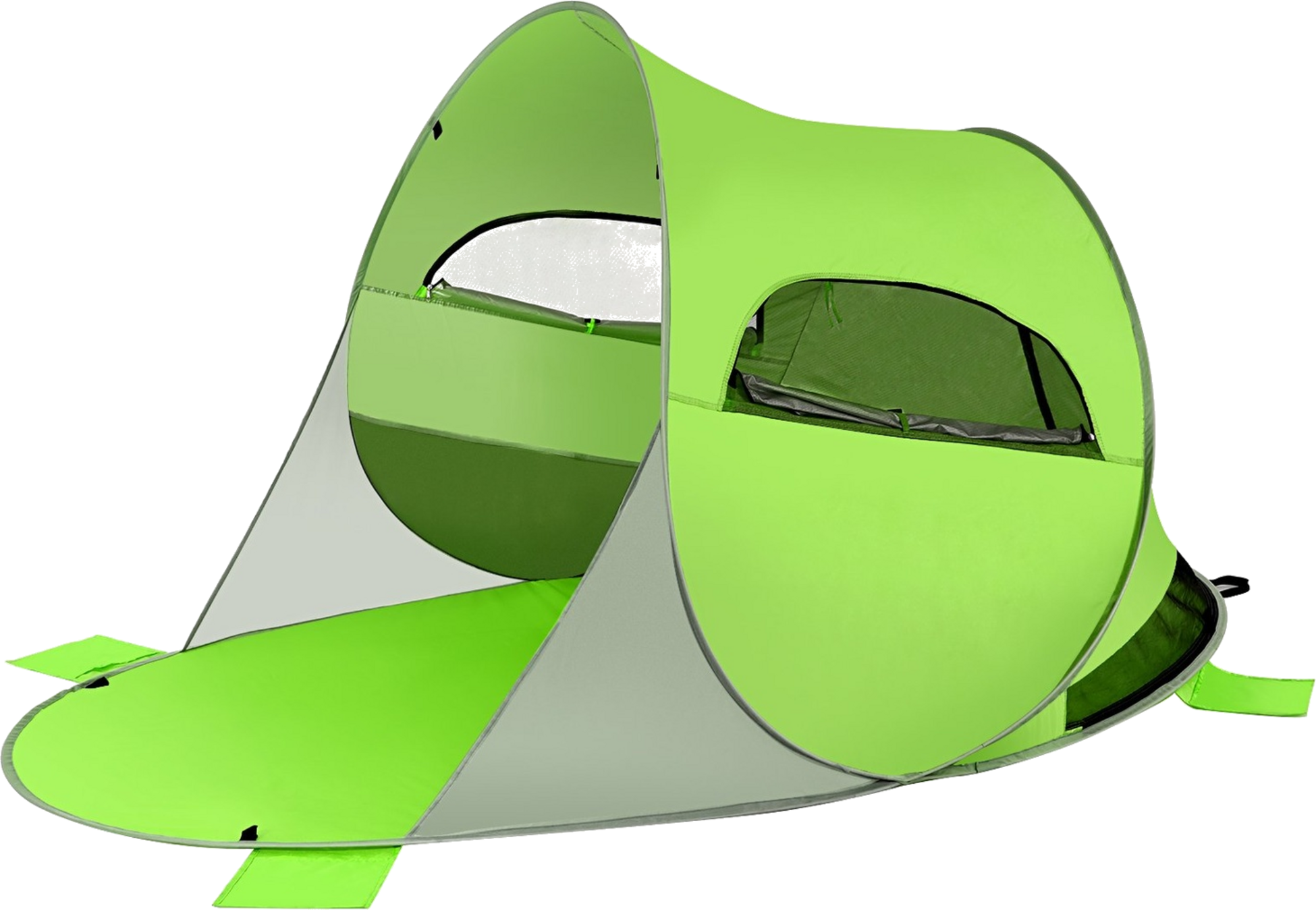 NORTHIX, Large Pop Up Beach Tent, Foldable Beach Shelter, 3-4 Person Beach Tent, Sun Protection, Throw Tent,