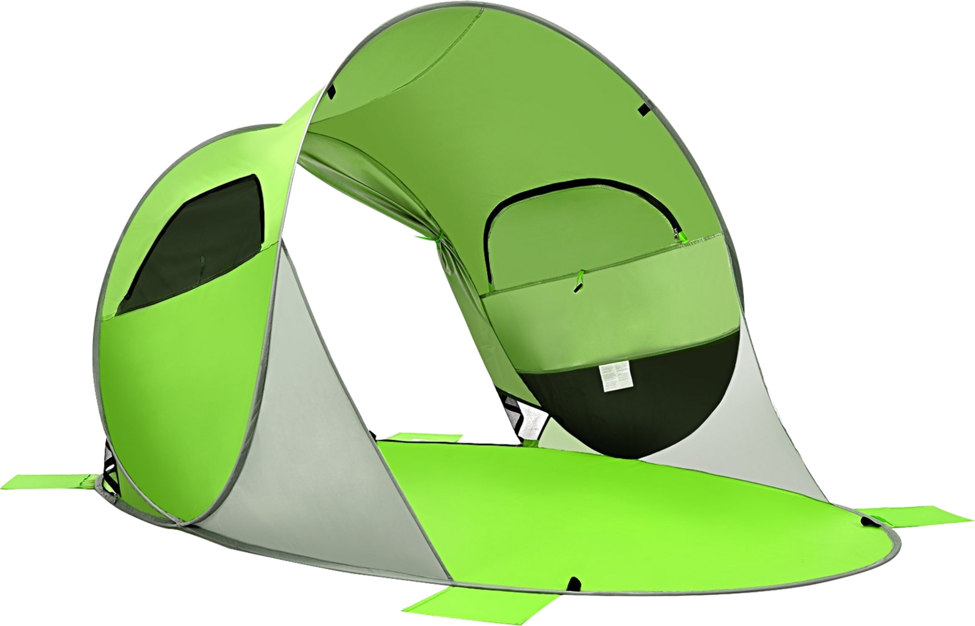 NORTHIX, Large Pop Up Beach Tent, Foldable Beach Shelter, 3-4 Person Beach Tent, Sun Protection, Throw Tent,