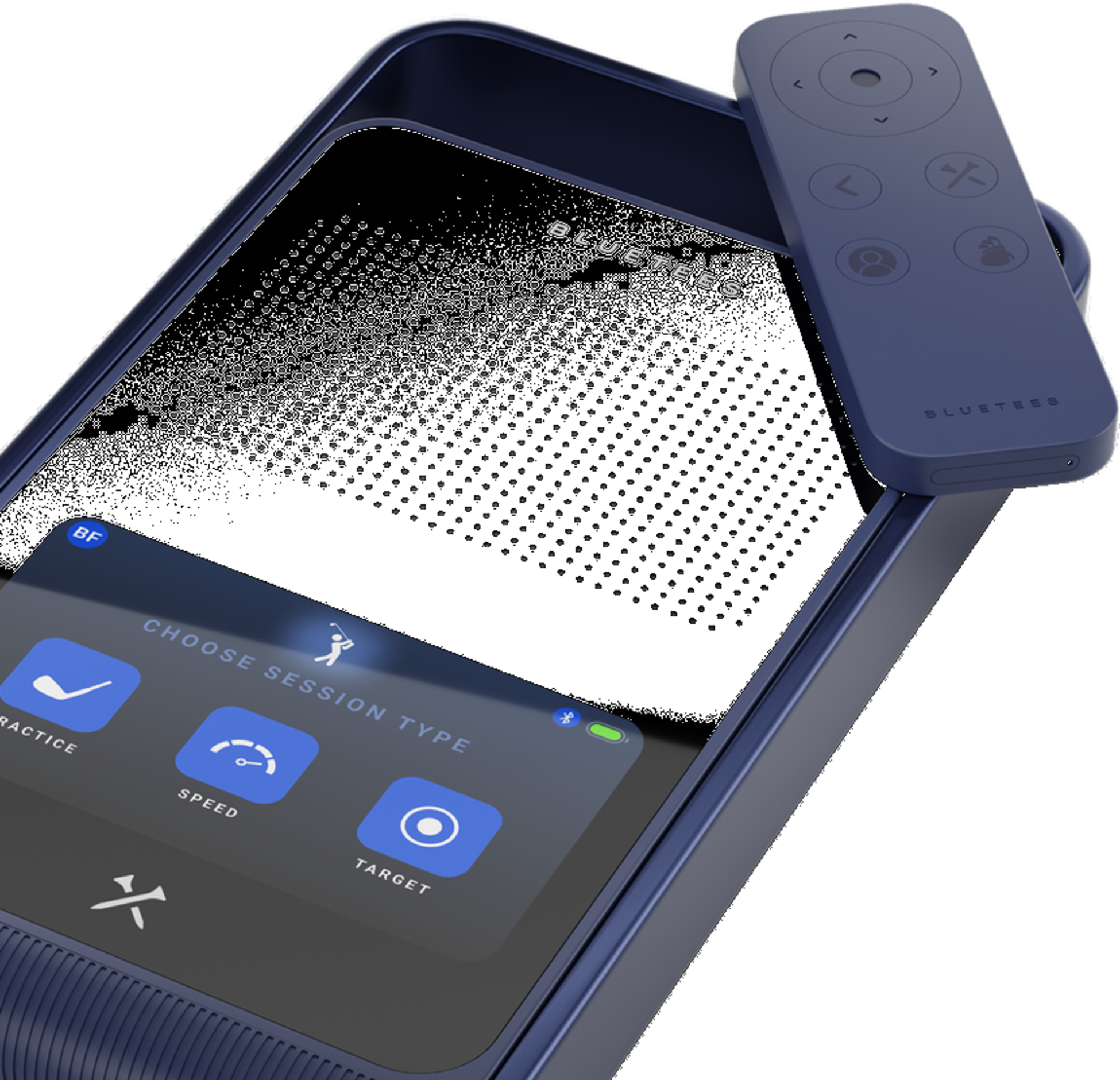 BLUE TEES, Launch Monitor Rainmaker