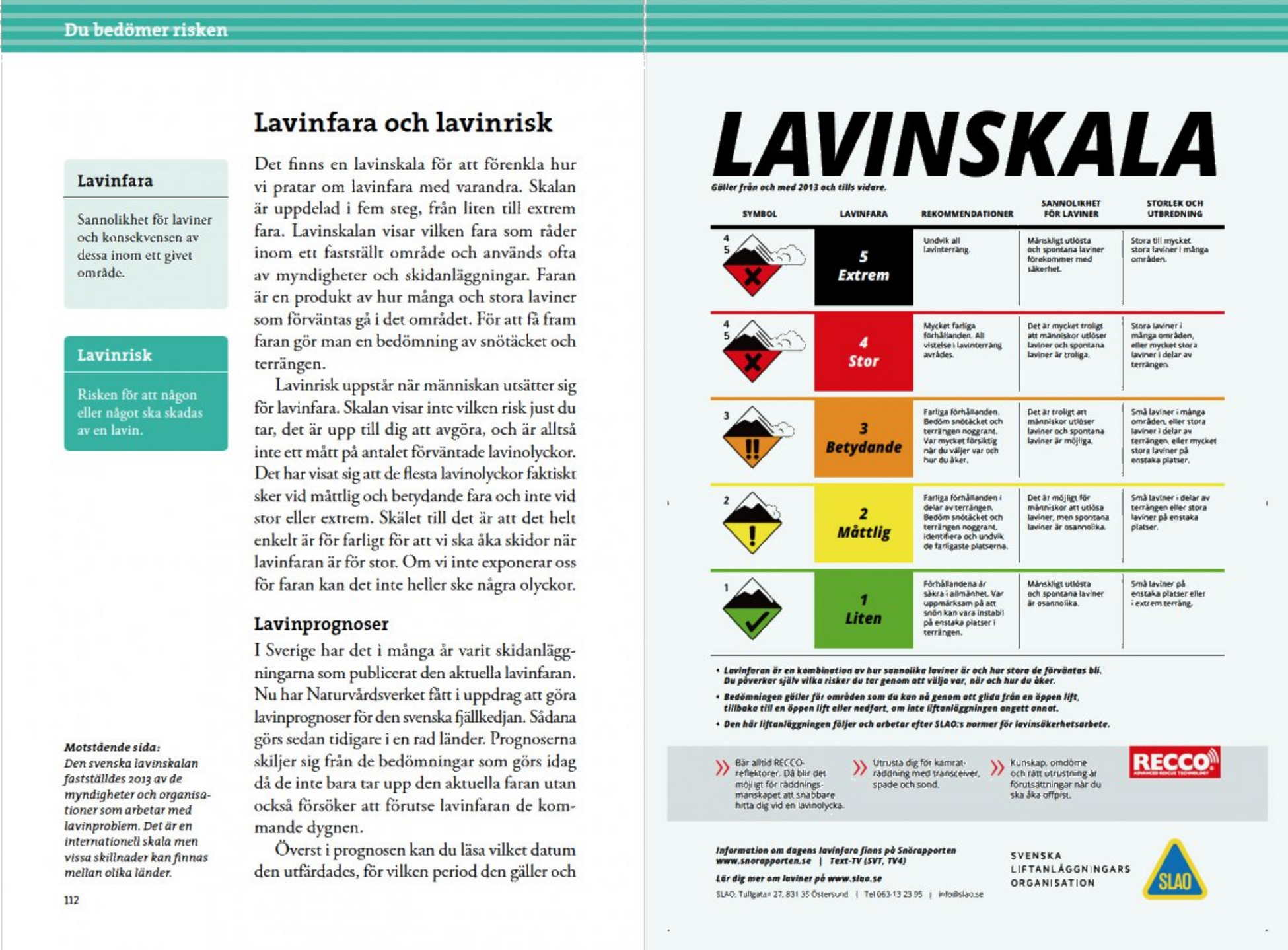 CALAZO, Lavinboken
