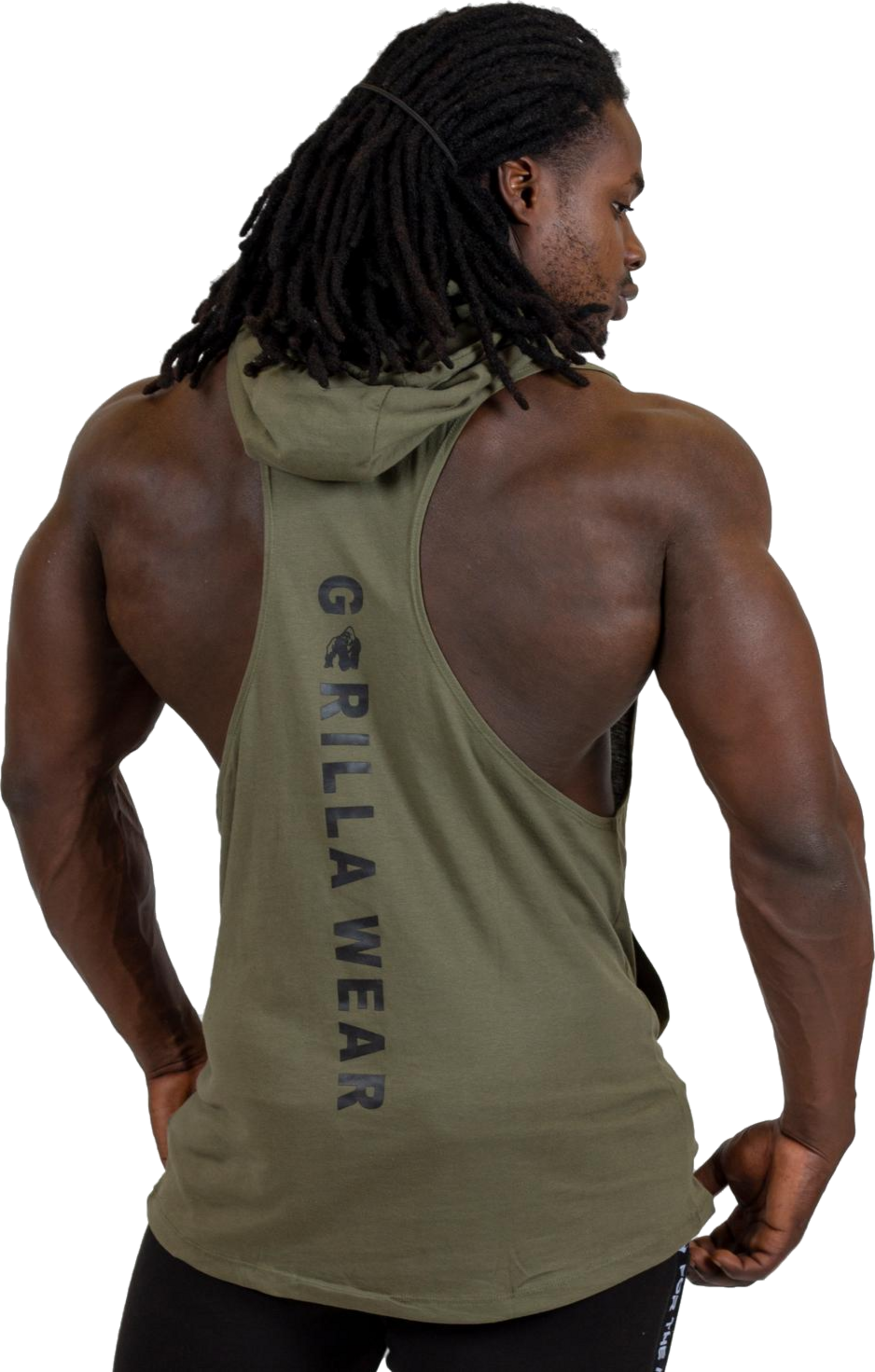 GORILLA WEAR, Lawrence Hooded Tank Top