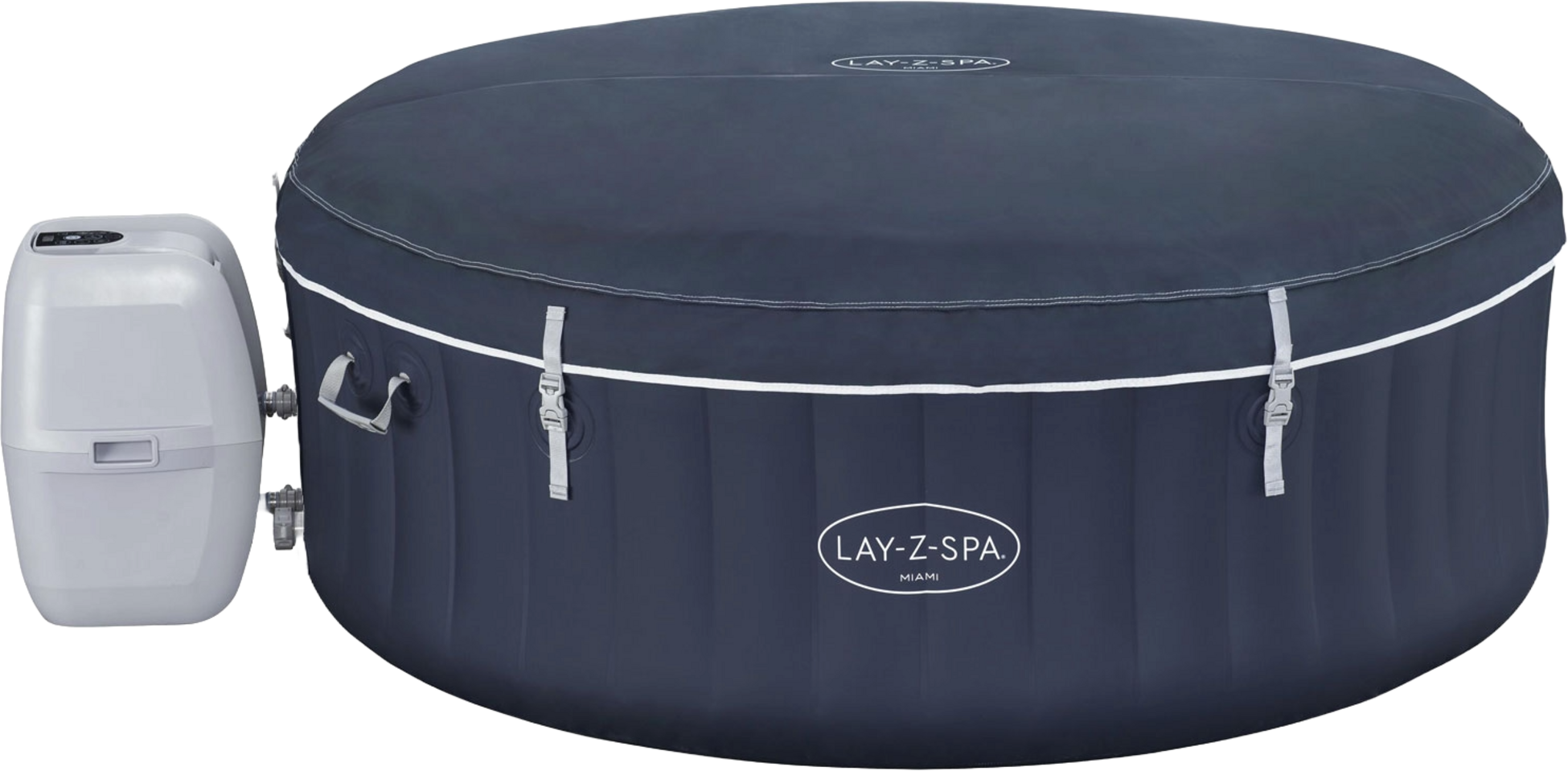 BESTWAY, Lay-z-spa&reg; Miami Energysense Airjet 4 M&ouml;rkbl&aring; 1.80m X 66cm