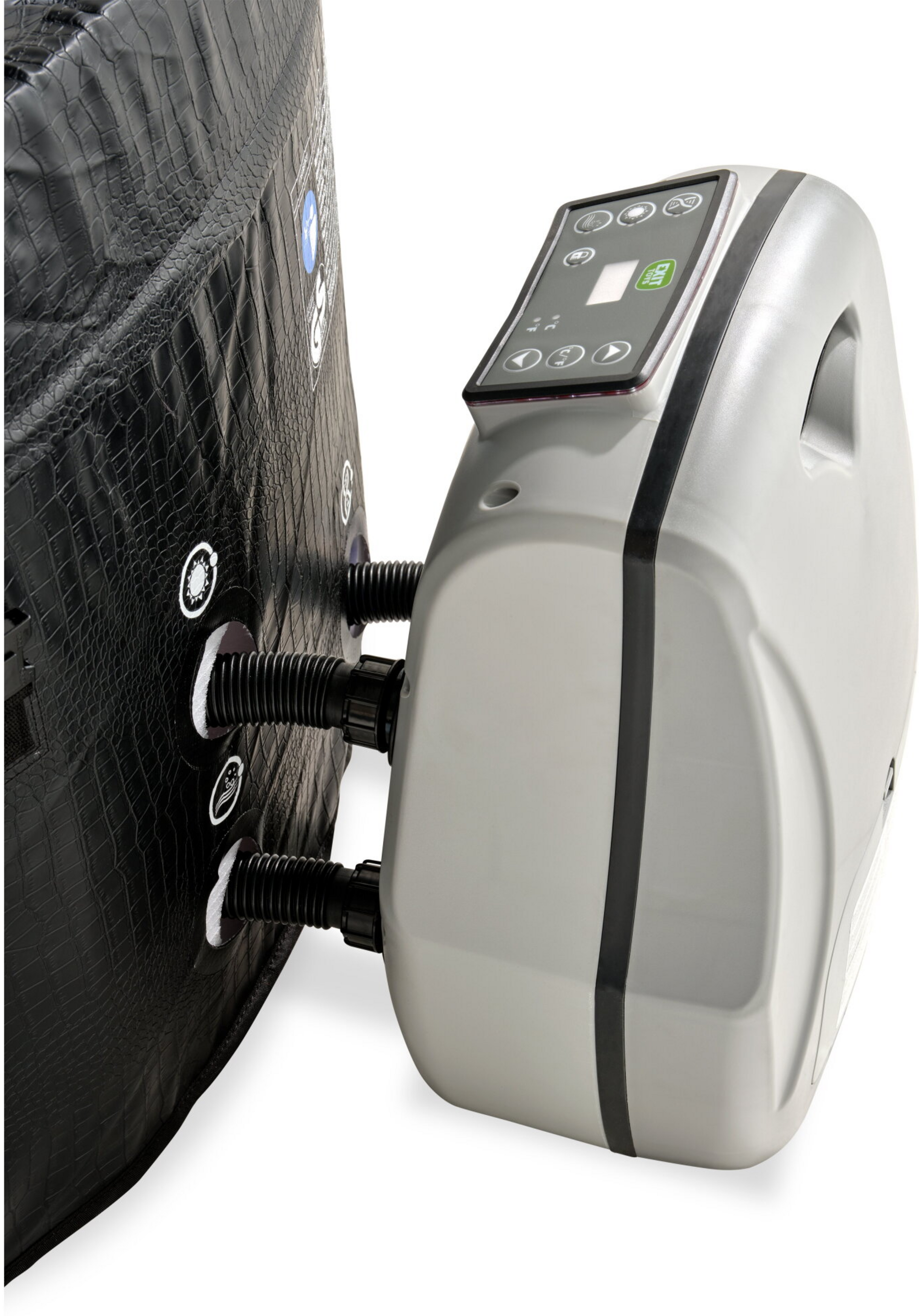 EXIT, Leather Premium Spa (2 Personer) - Svart