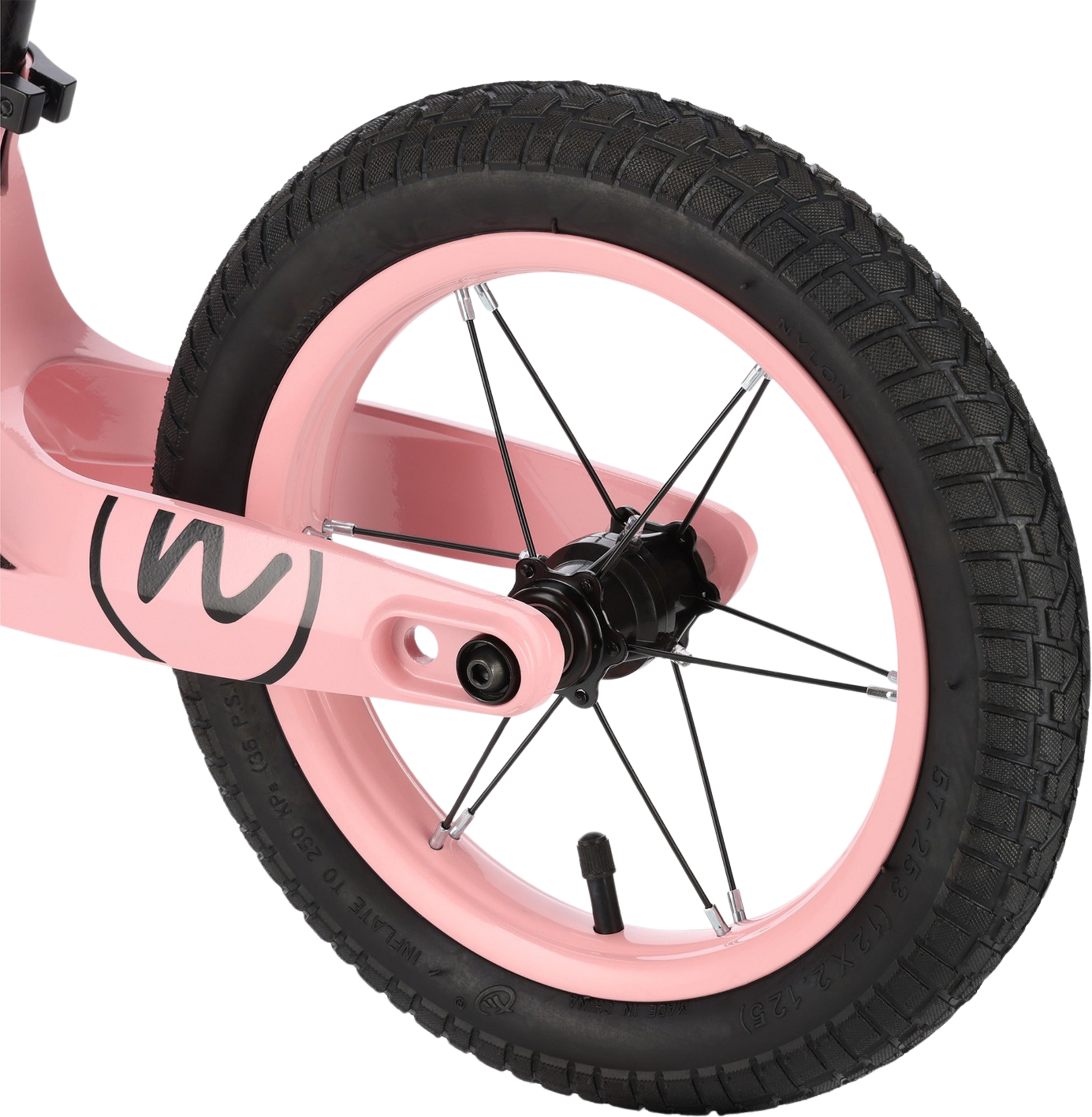 NORTHIX, Led Balance Bike, 12"" Wheel, Pink