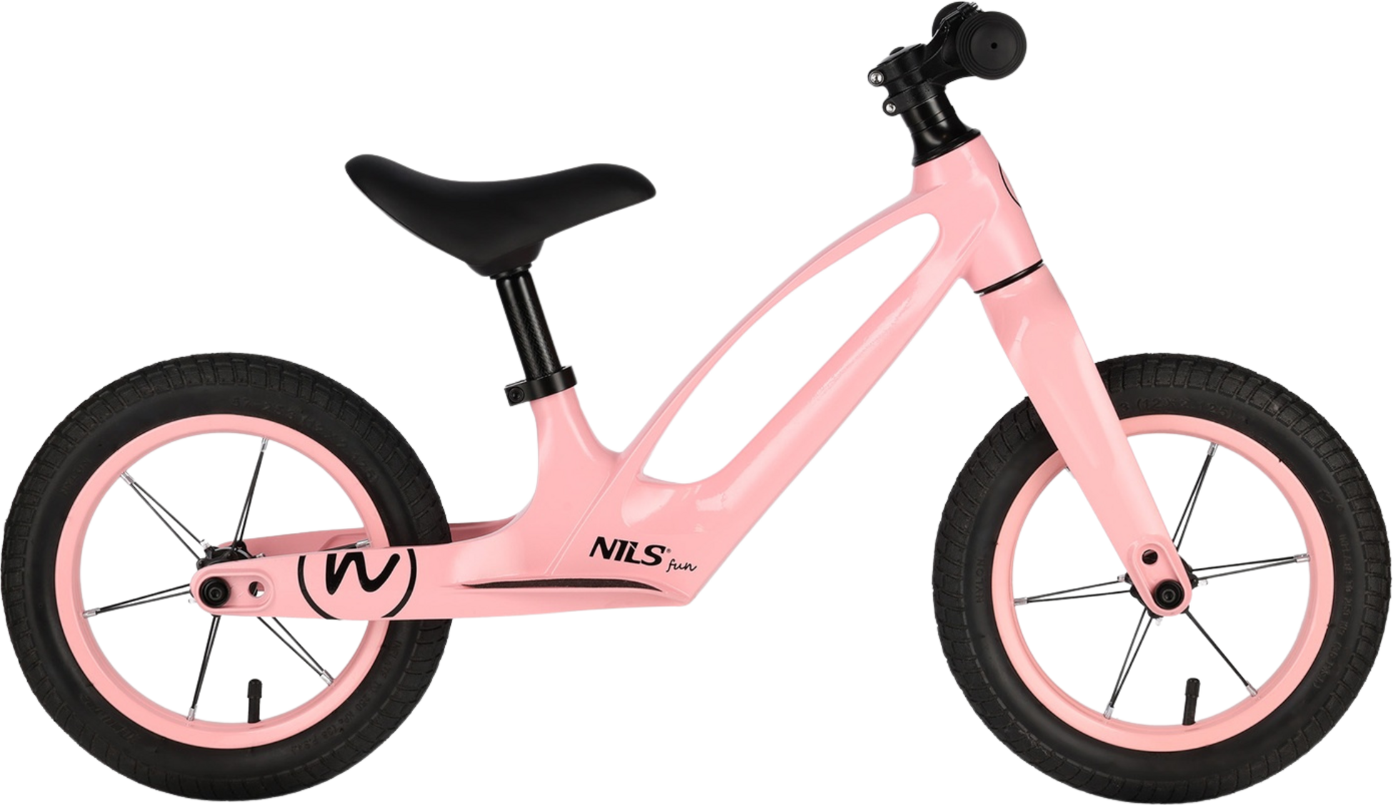 NORTHIX, Led Balance Bike, 12"" Wheel, Pink