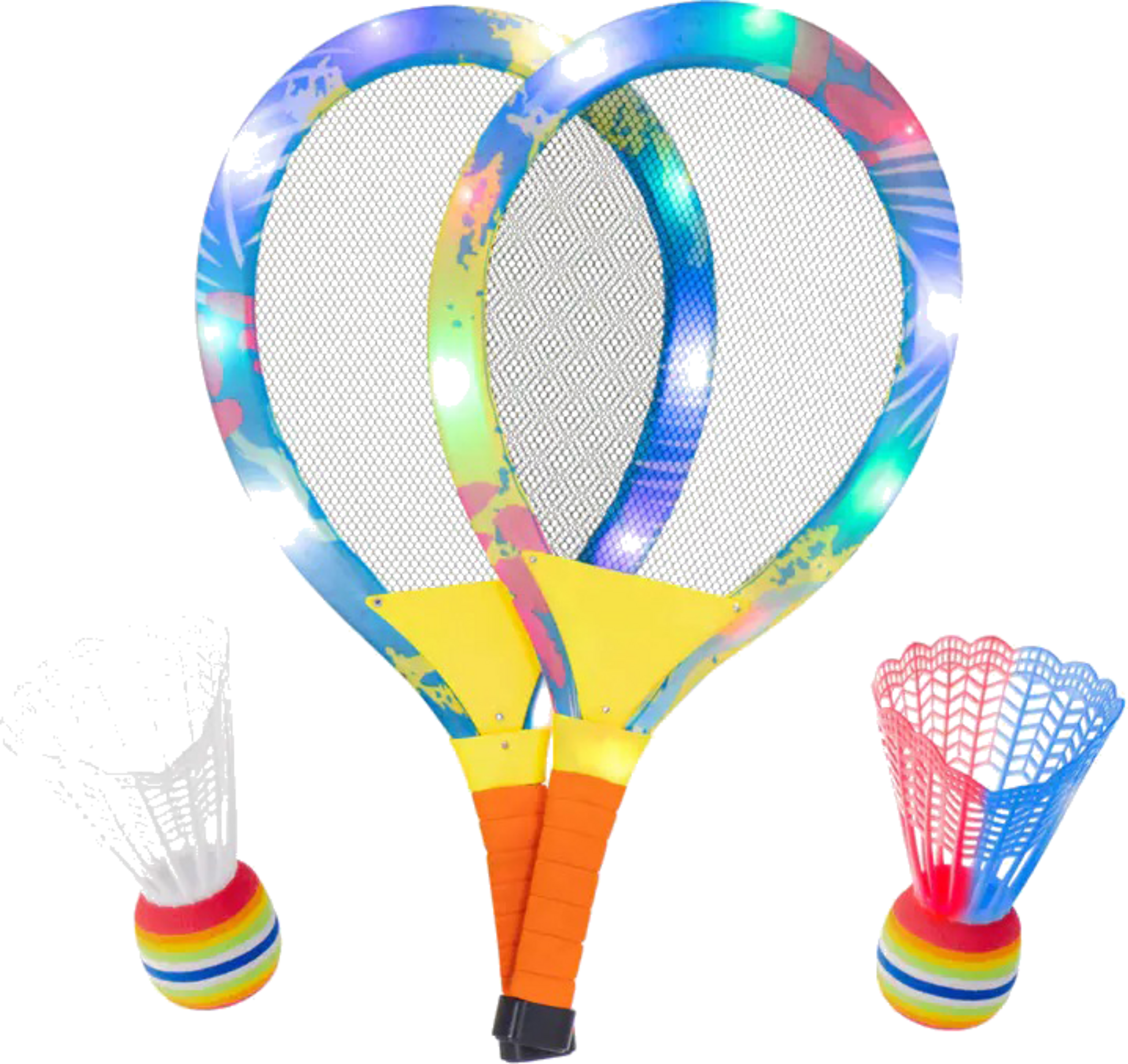 B2X, Led Light-up Tennis Rackets + Darts