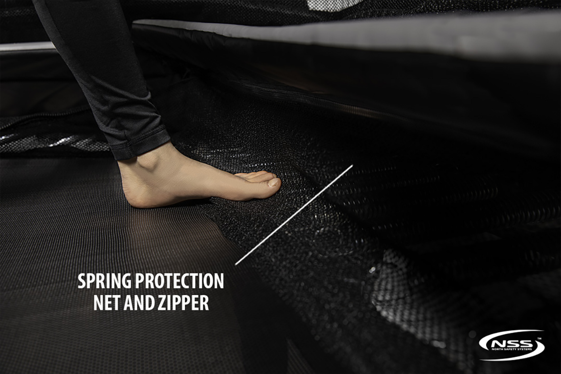 NORTH TRAMPOLINE, Legend Rectangular 460  + Safety Net