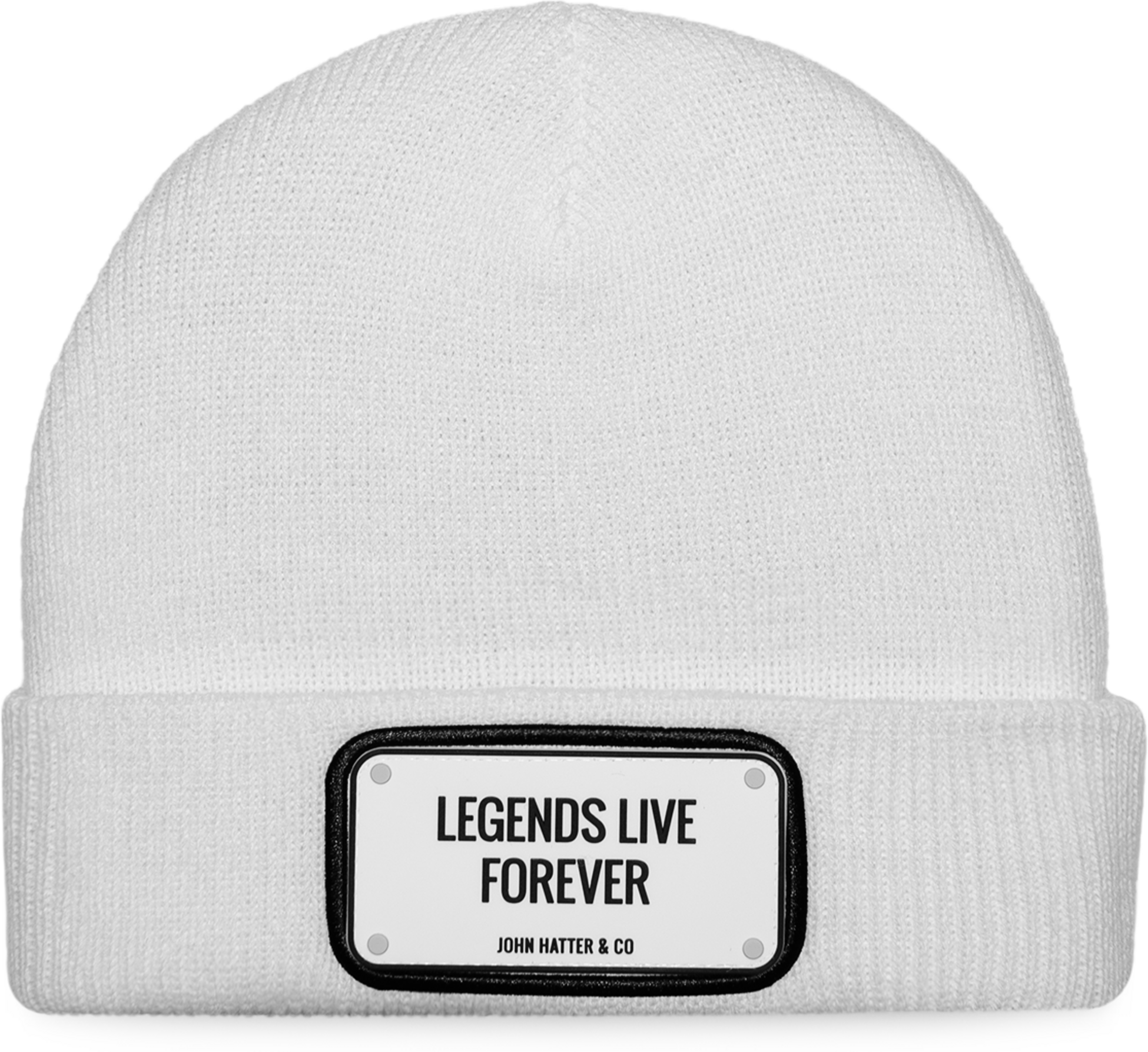 JOHN HATTER, Legends Live Forever - Rubber Beanie