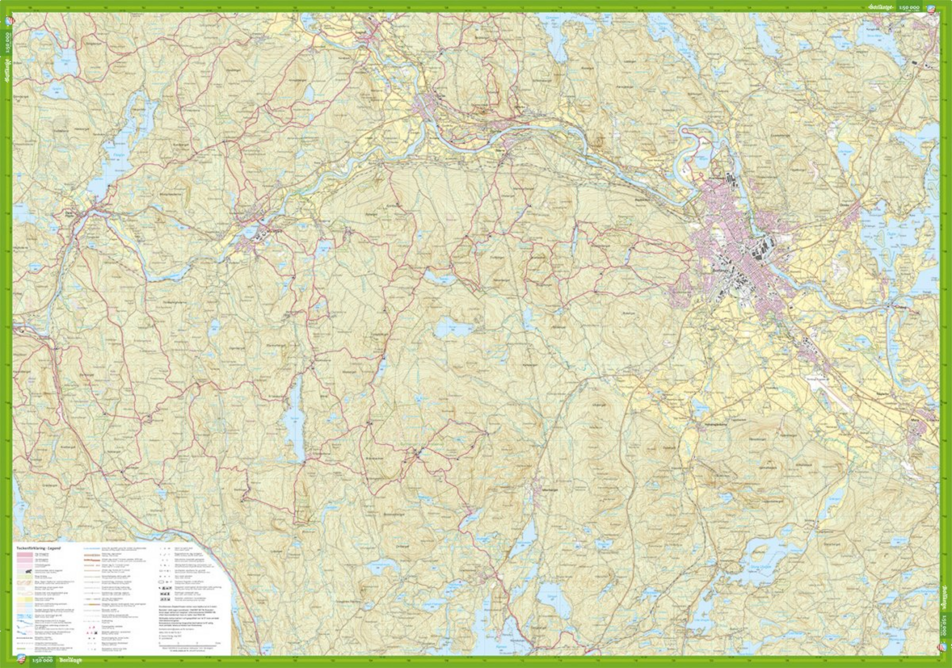 CALAZO, Leksand Borlänge 1:50.000