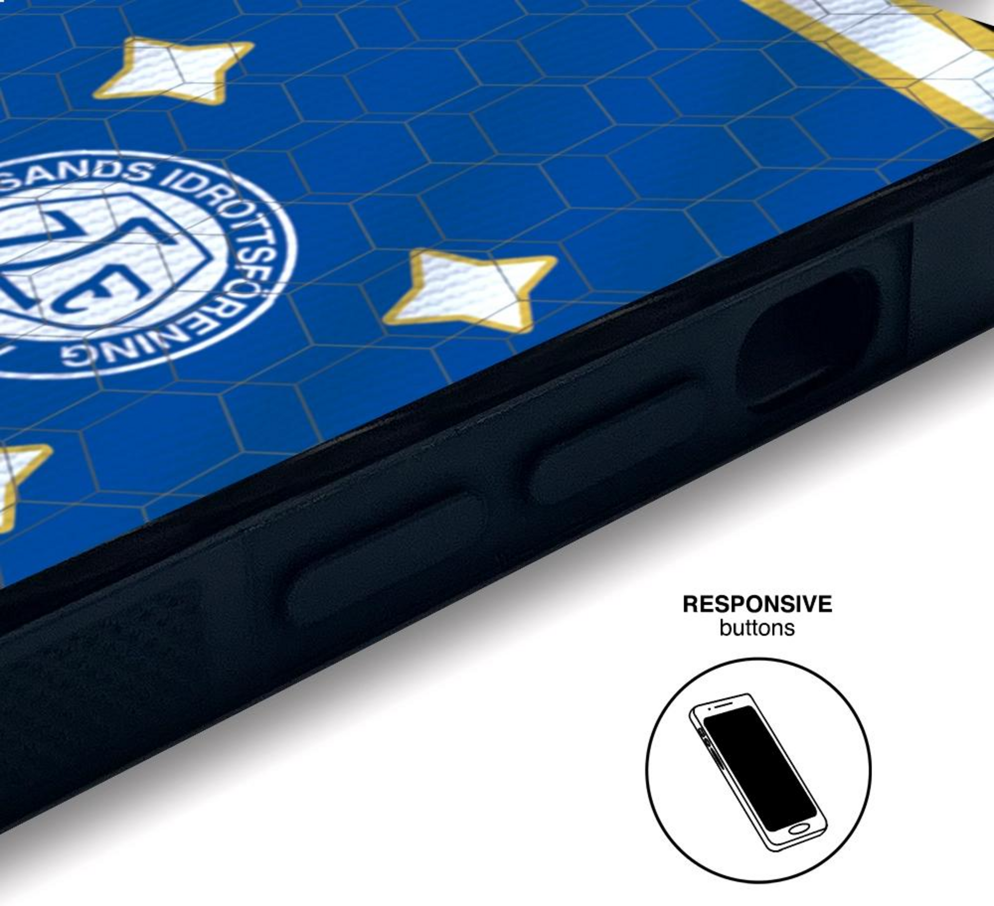 PHONECASES3D, Leksands If Official 3d Phone Case Crest Shirt
