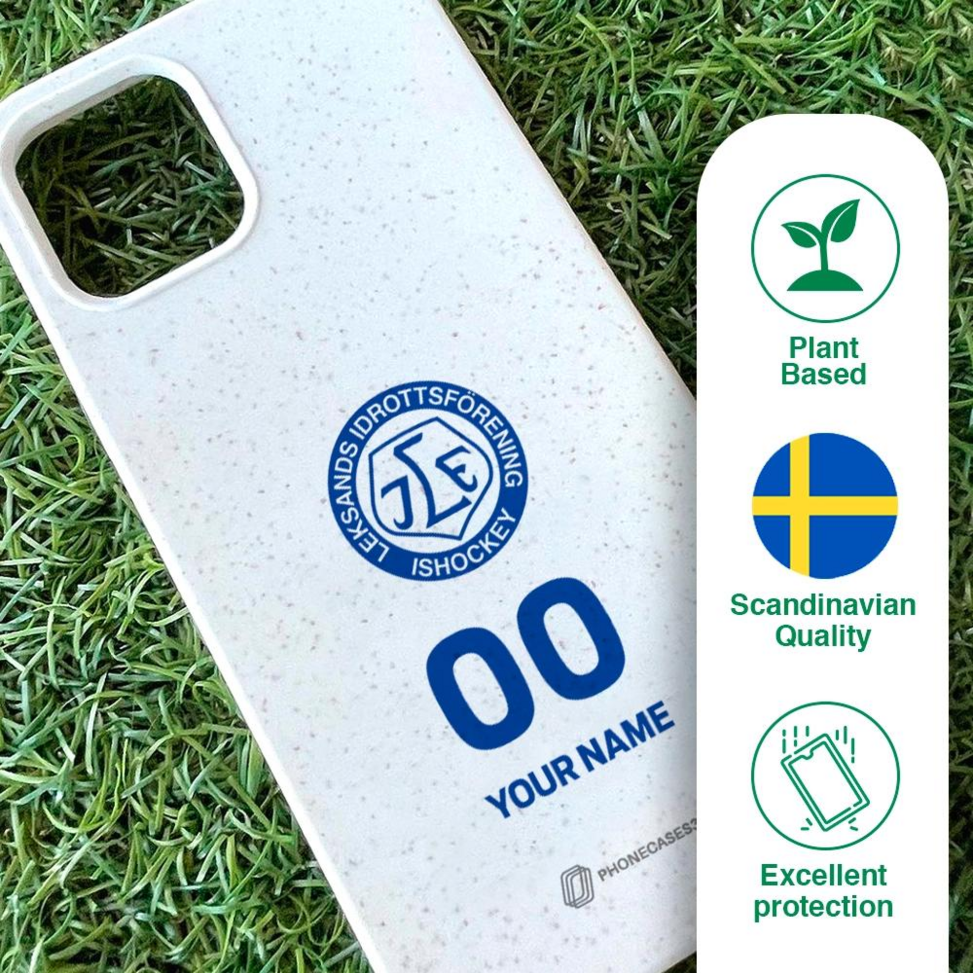 PHONECASES3D, Leksands If Official Compostable Phone Case Logo