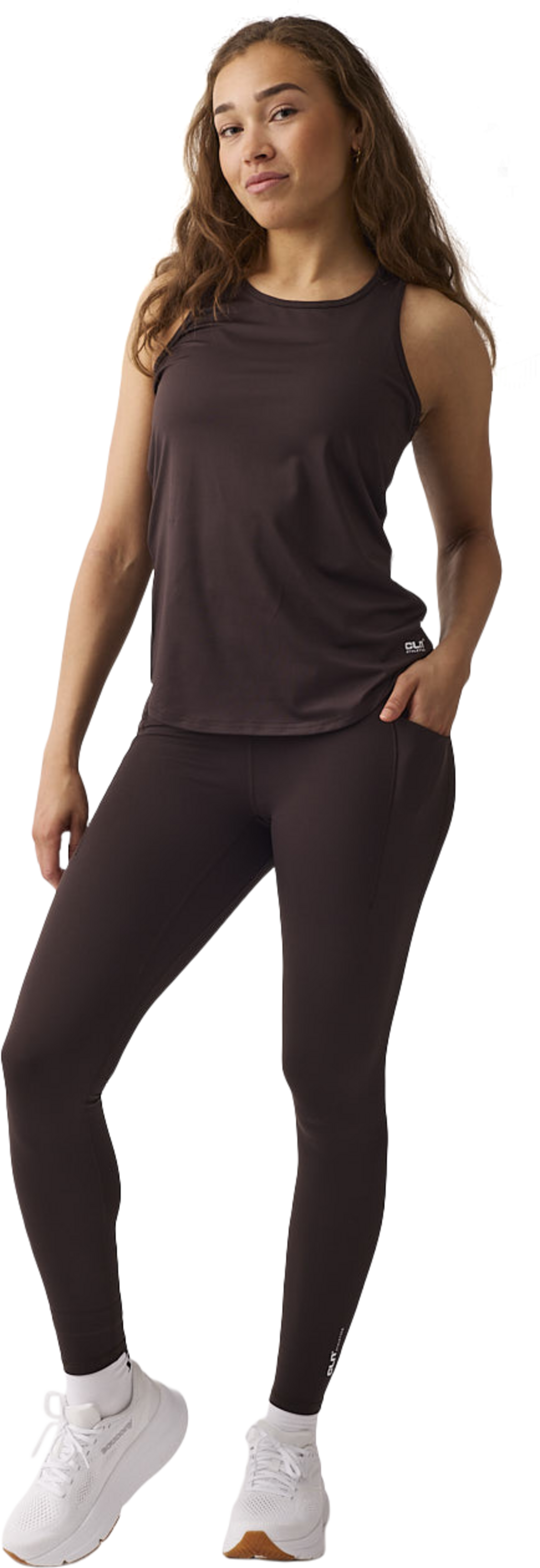 CLN ATHLETICS, Leya Tank Coffee