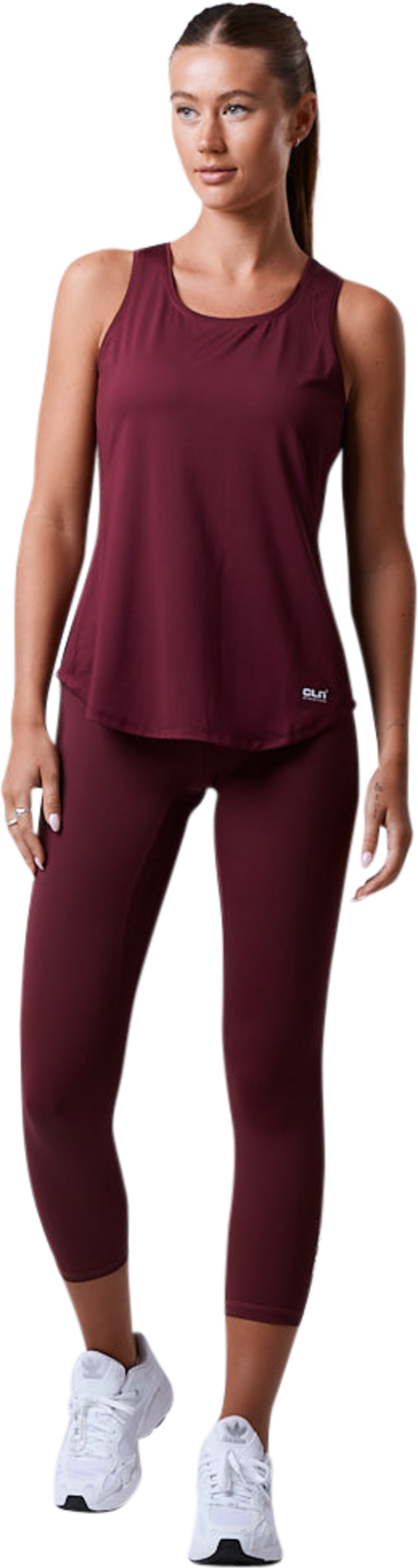 CLN ATHLETICS, Leya Tank Dark Red