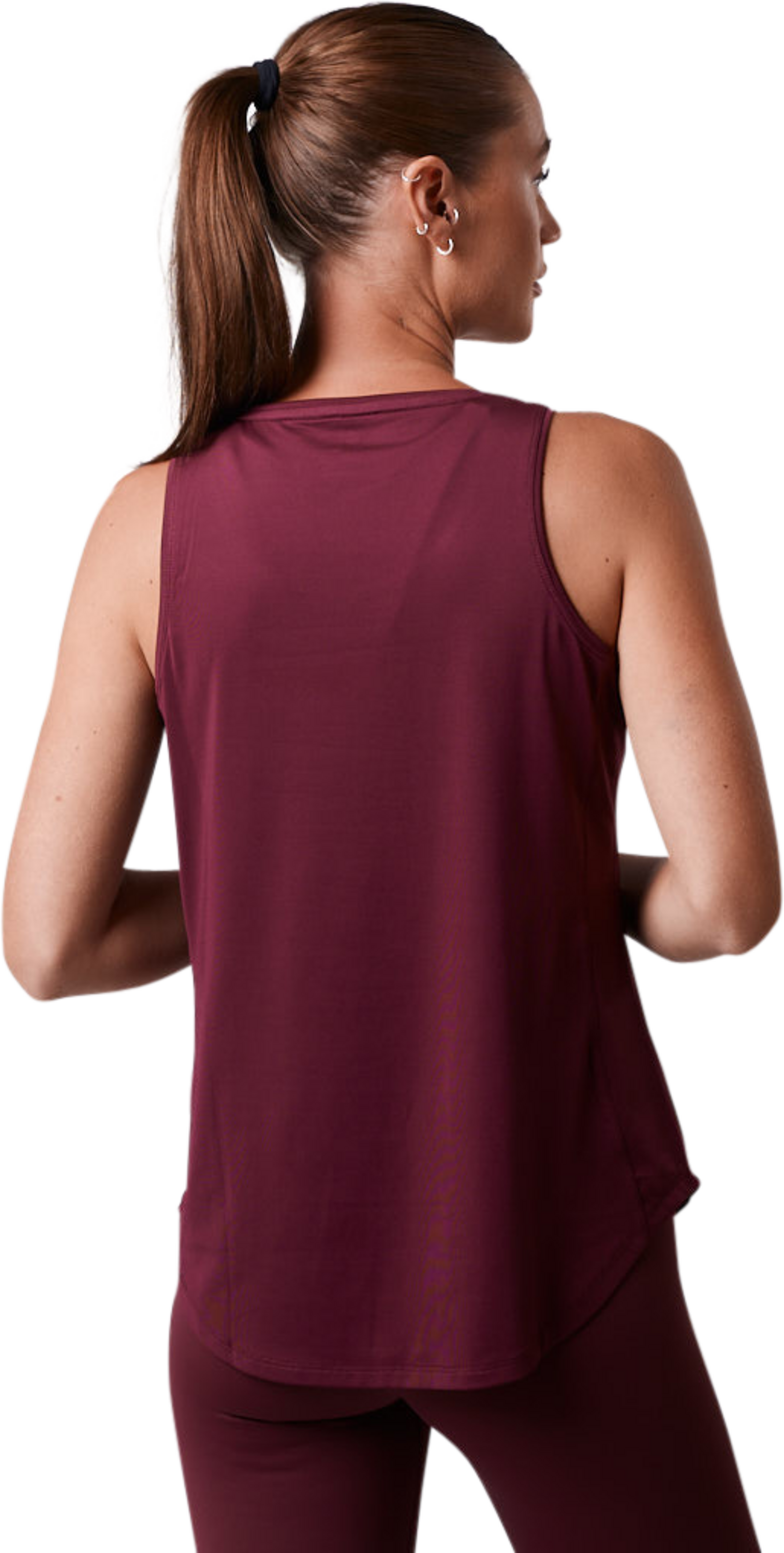 CLN ATHLETICS, Leya Tank Dark Red