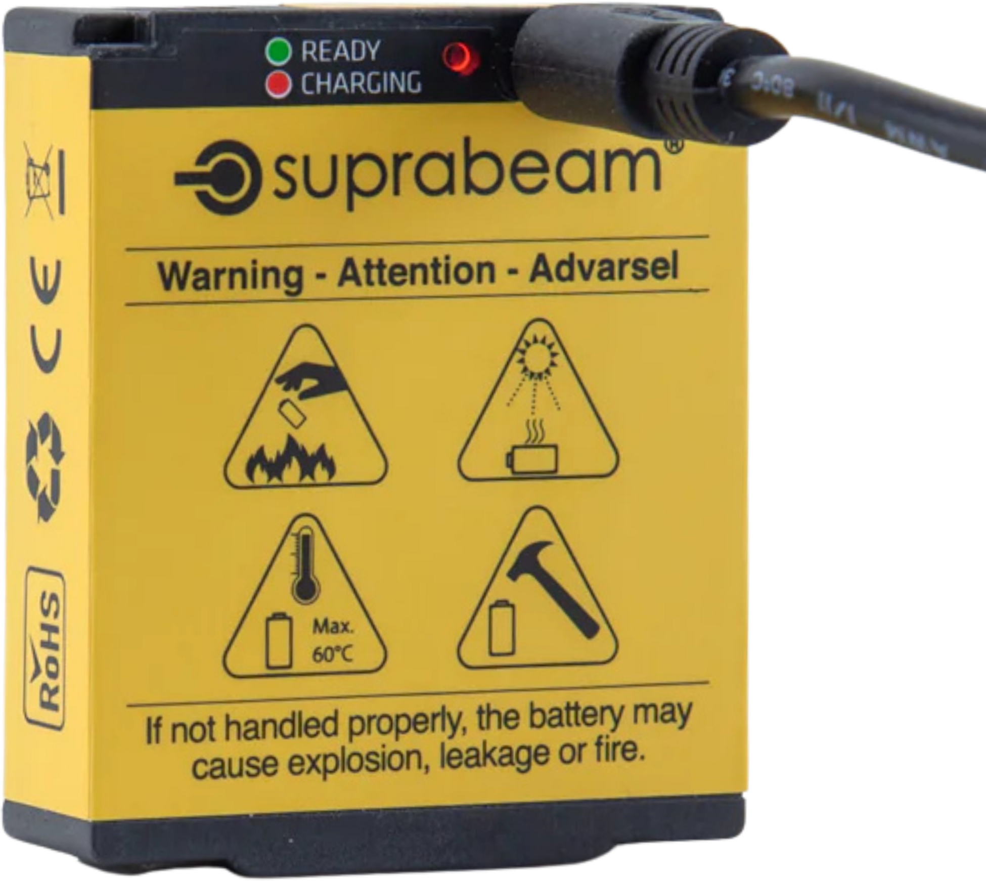 SUPRABEAM, Li-po Batteri 2800mah Usb-c