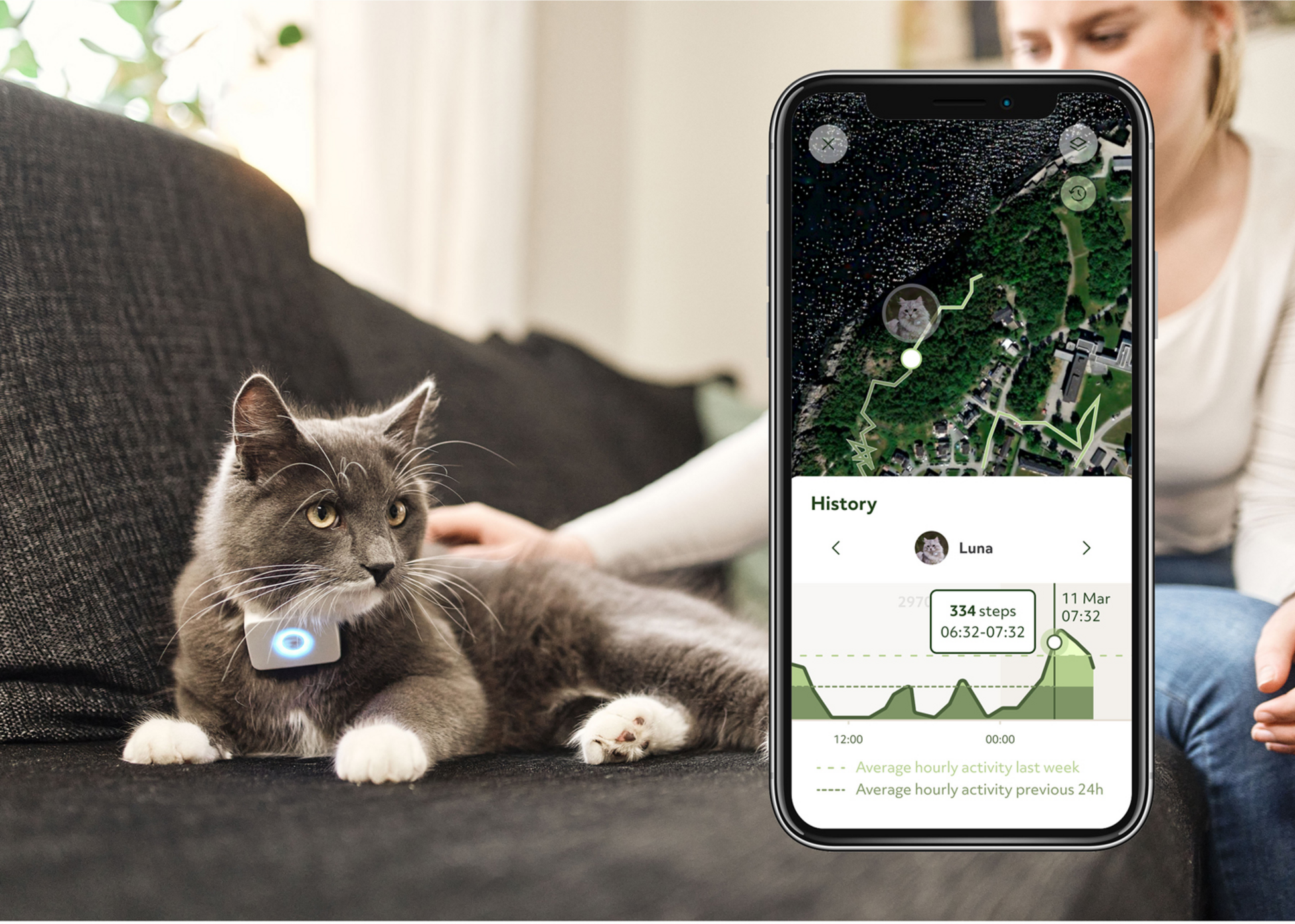 LILCAT, Lilcat 2 Gps-tracker För Katter
