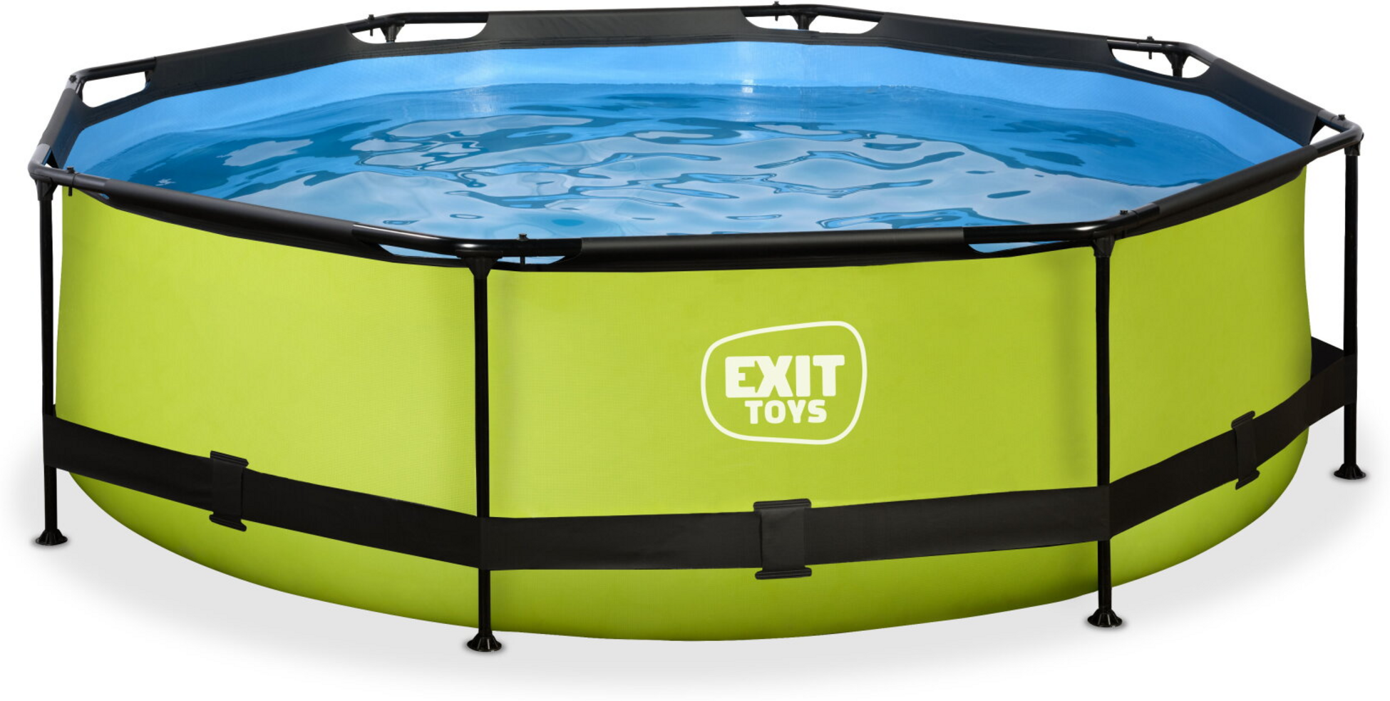 EXIT, Lime Pool &Oslash;300x76cm Med Filterpump - Gr&ouml;n