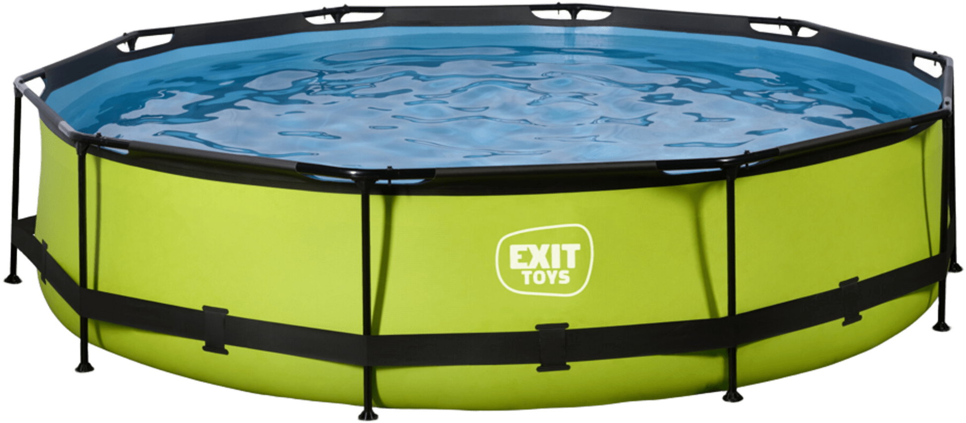EXIT, Lime Pool Ø360x76cm Med Filterpump - Grön