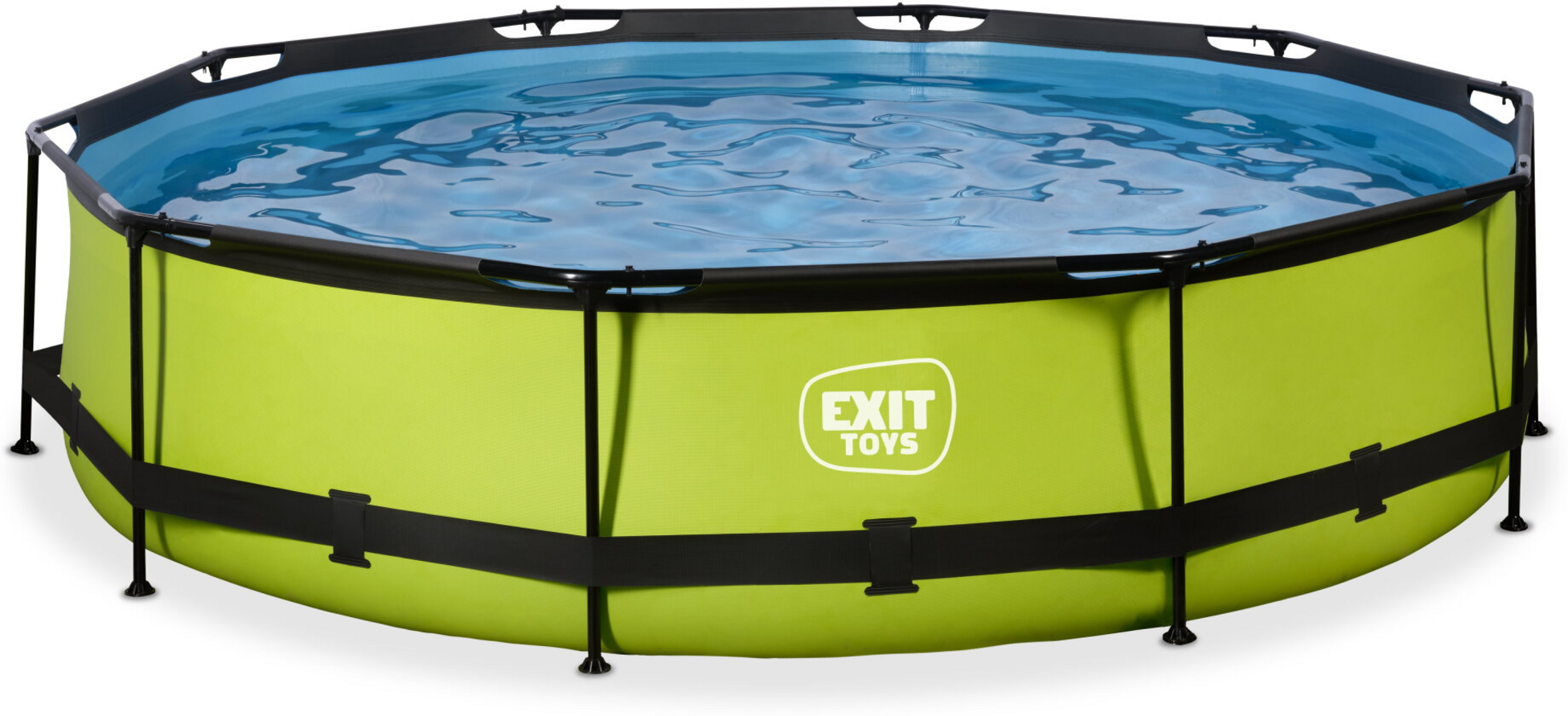 EXIT, Lime Pool Ø360x76cm Med Filterpump - Grön