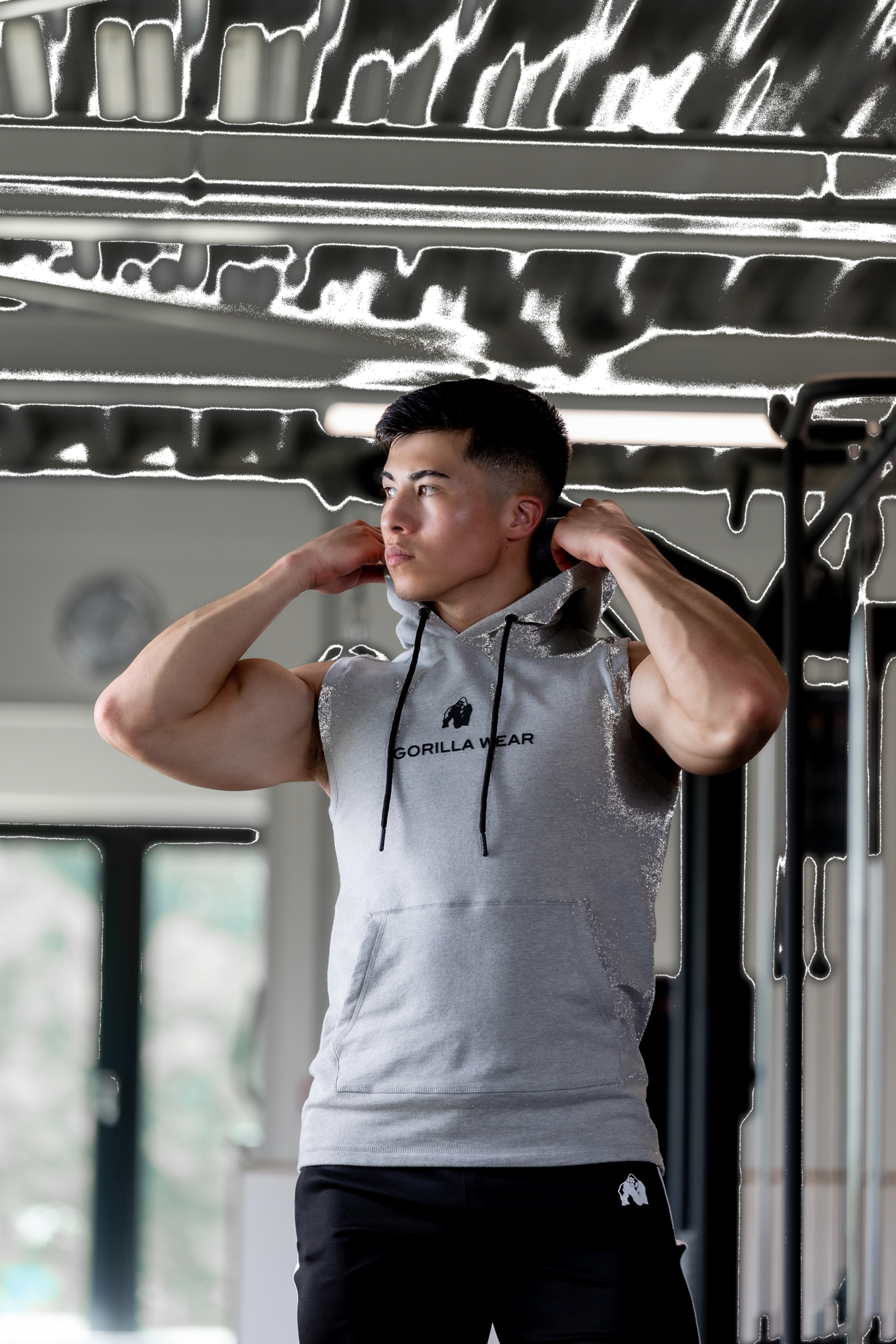 GORILLA WEAR, Lincoln Sleeveless Hoodie