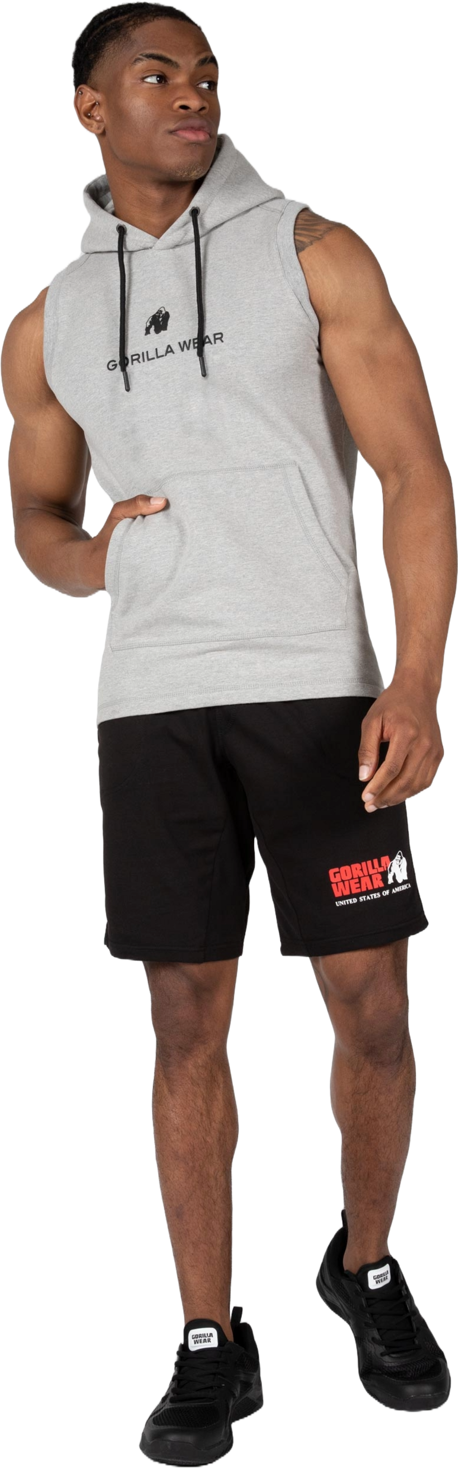 GORILLA WEAR, Lincoln Sleeveless Hoodie