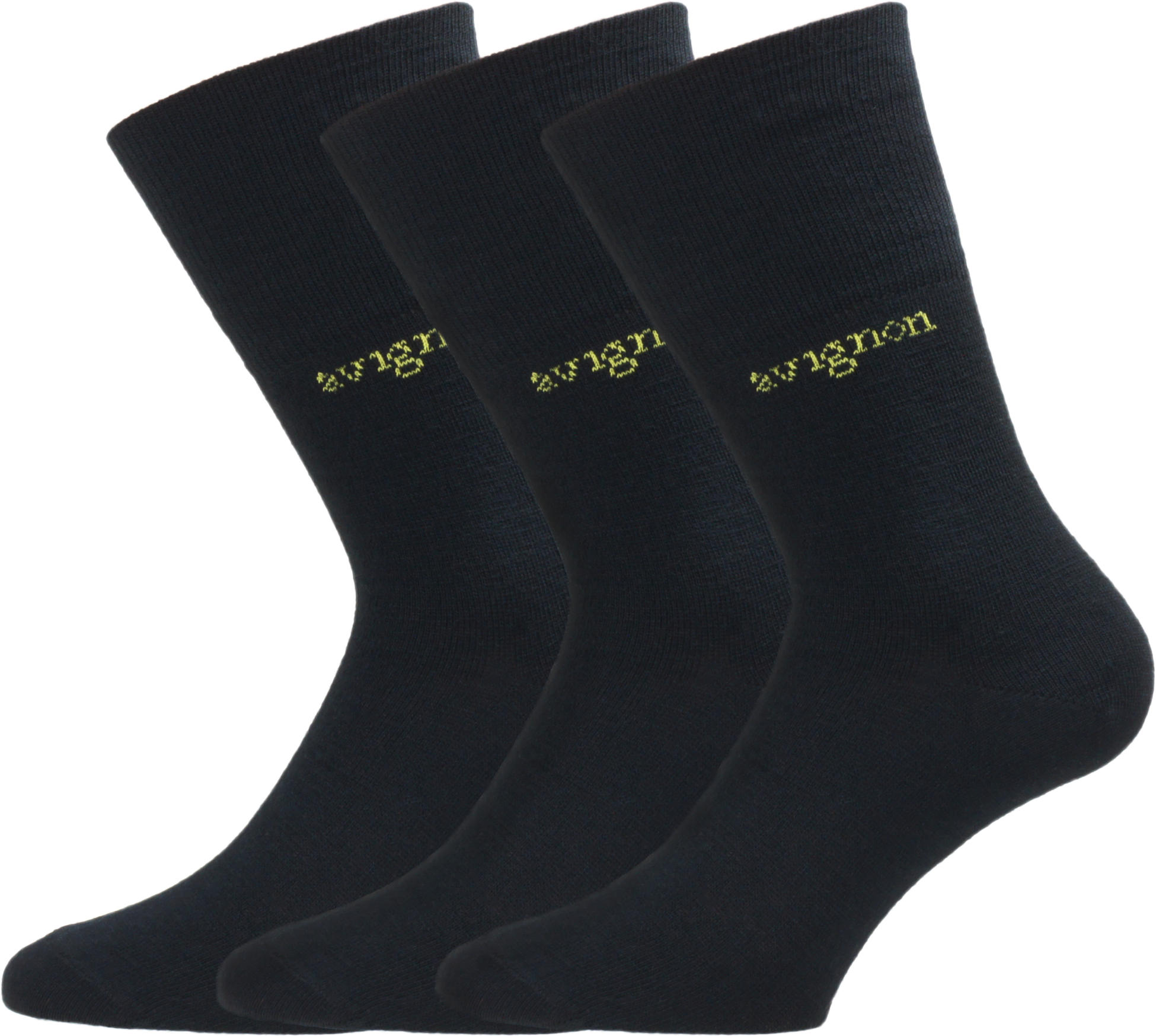 AVIGNON, Liner Ull Svart 3-pack