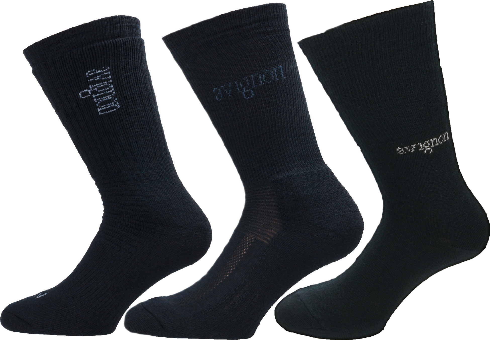 AVIGNON, Liner-terry-ulltjock Svart 3-pack