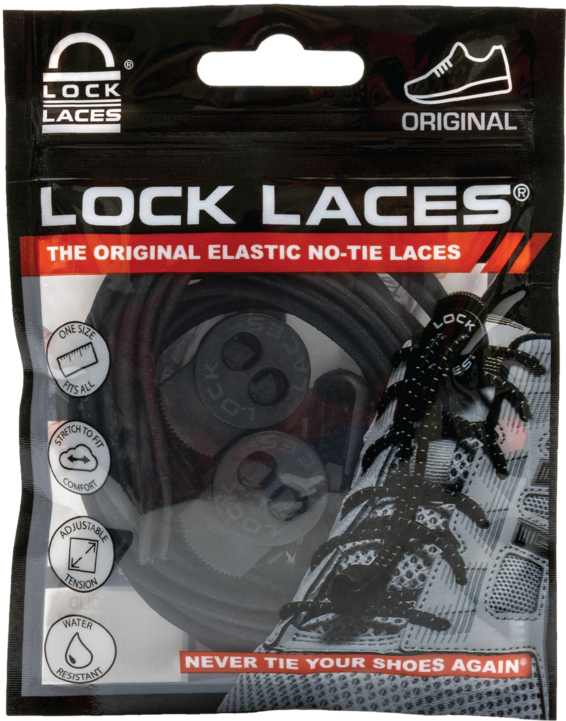 LOCK LACE, Lock Lace Solid Black