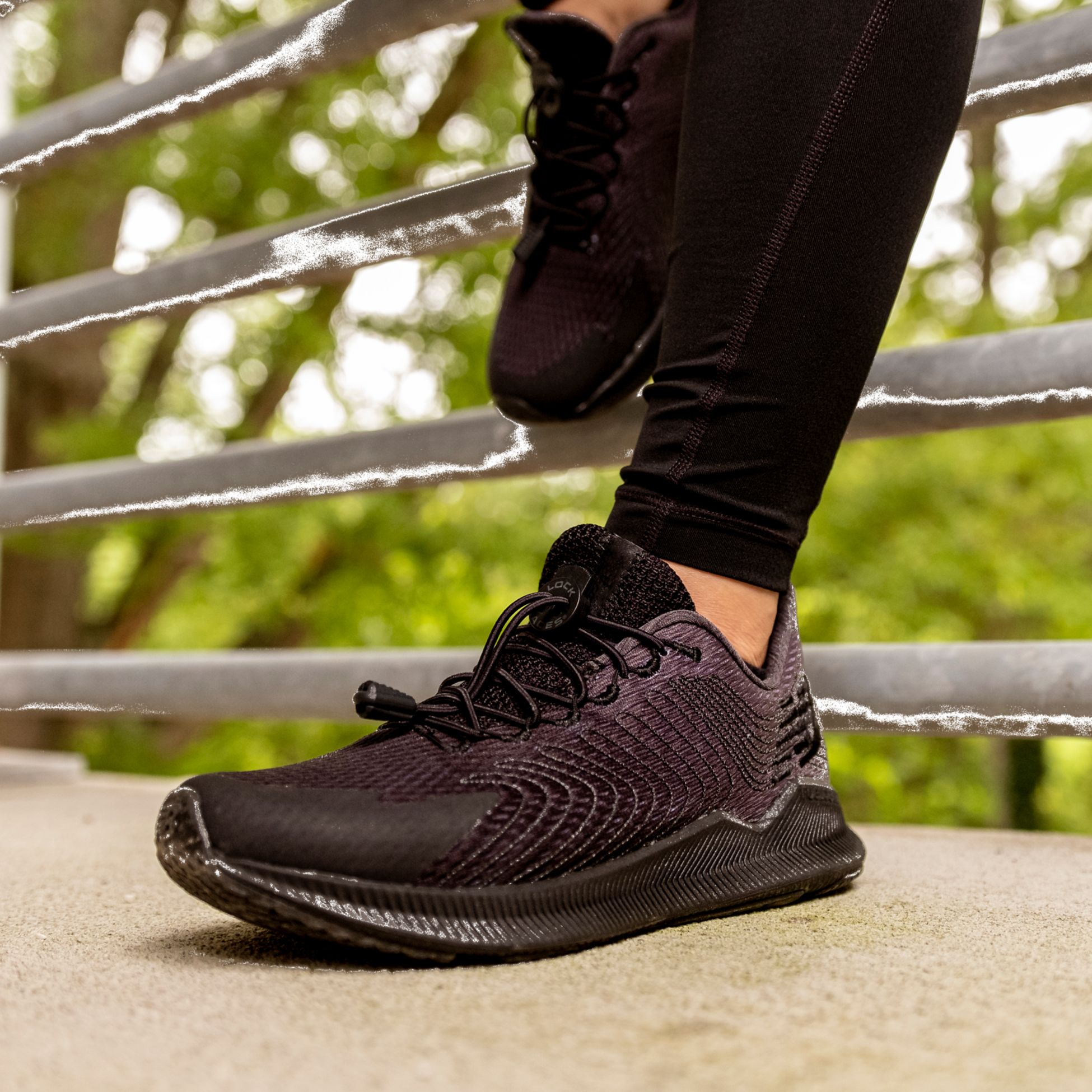 LOCK LACE, Lock Lace Solid Black