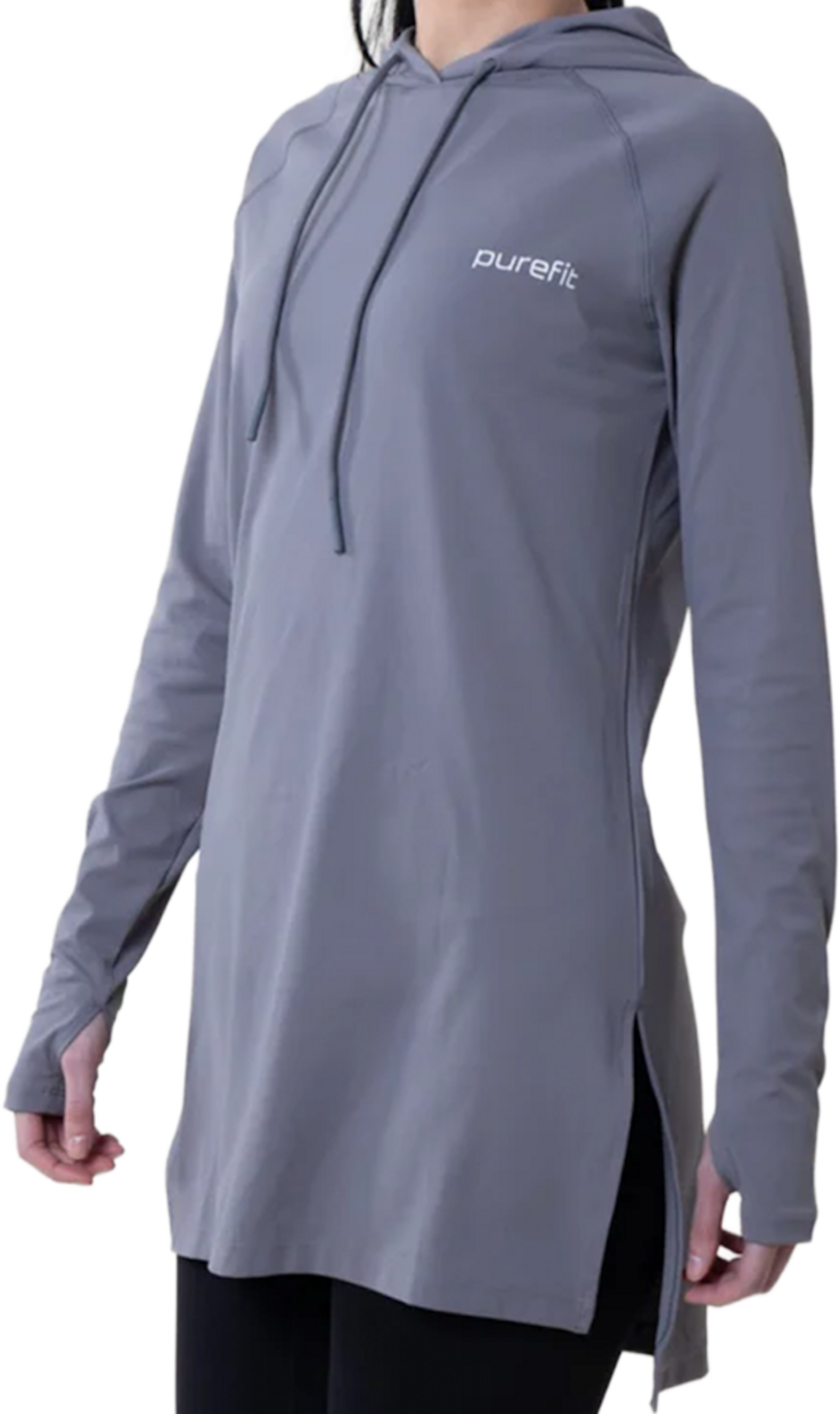 PUREFIT, Long Line Hoodie