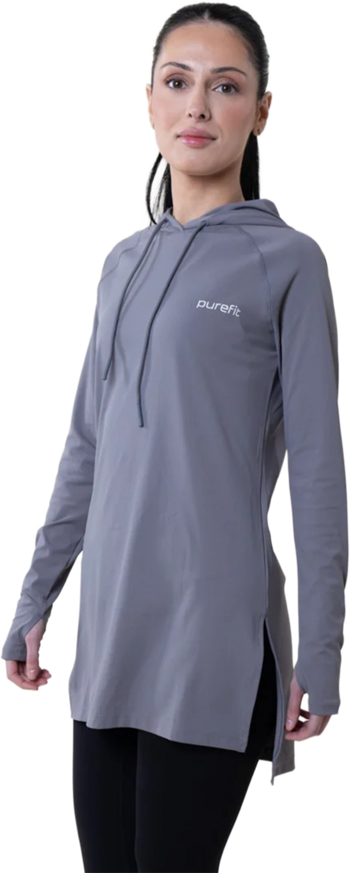 PUREFIT, Long Line Hoodie